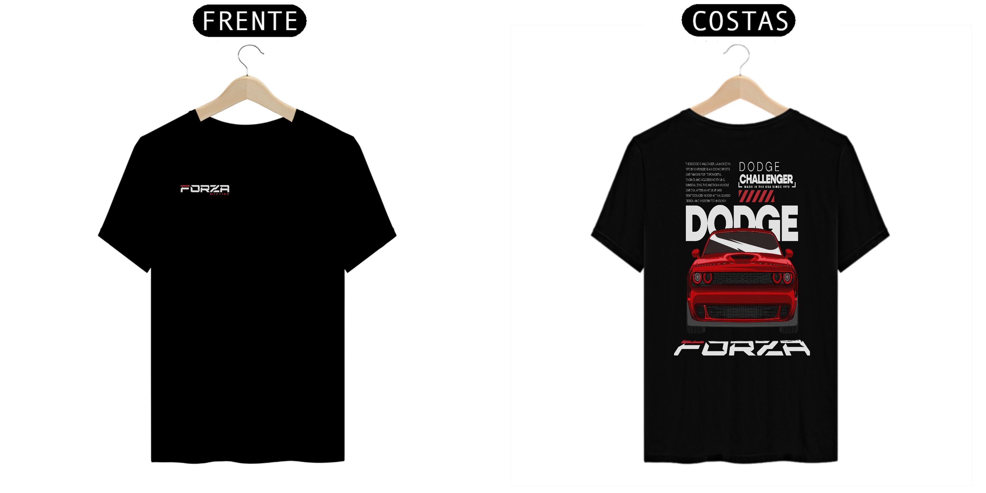 Nome do produto: Camiseta Dodge - Forza Meeting T-shirt