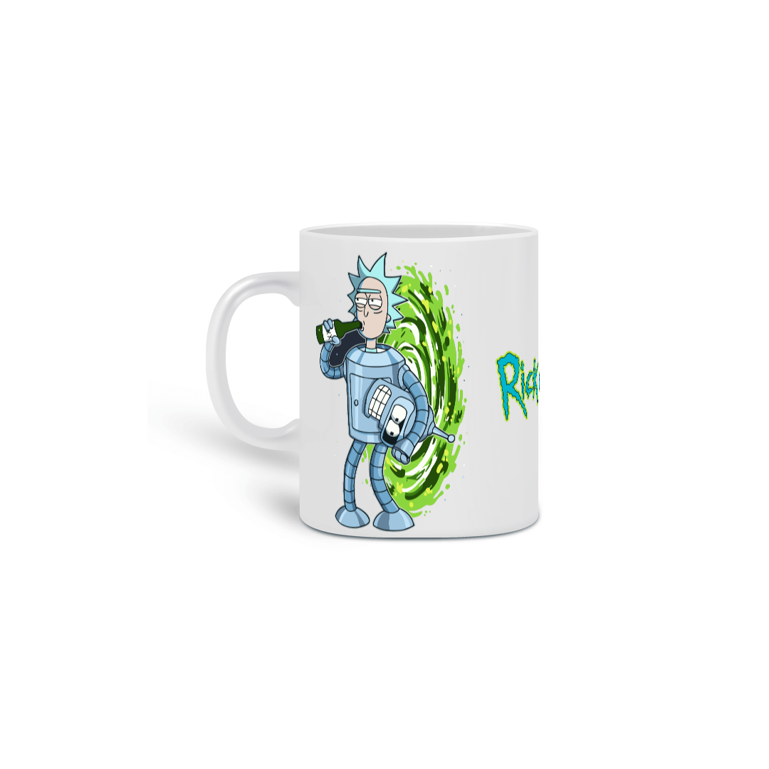 Nome do produto: CANECA RICK AND MORTY - ARMA DE PORTAL