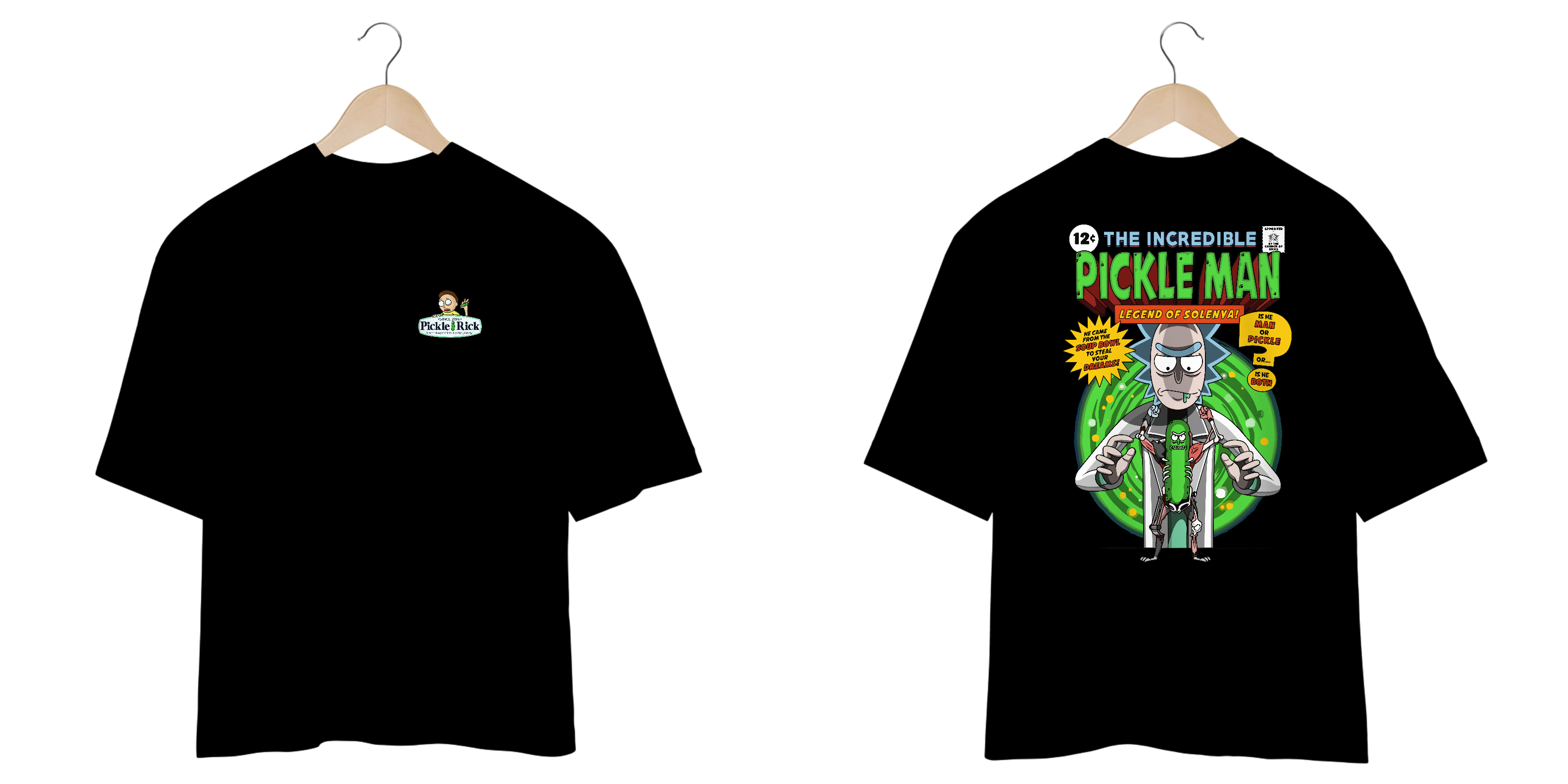 Nome do produto: Camiseta Oversized PICKLE RICK Premium