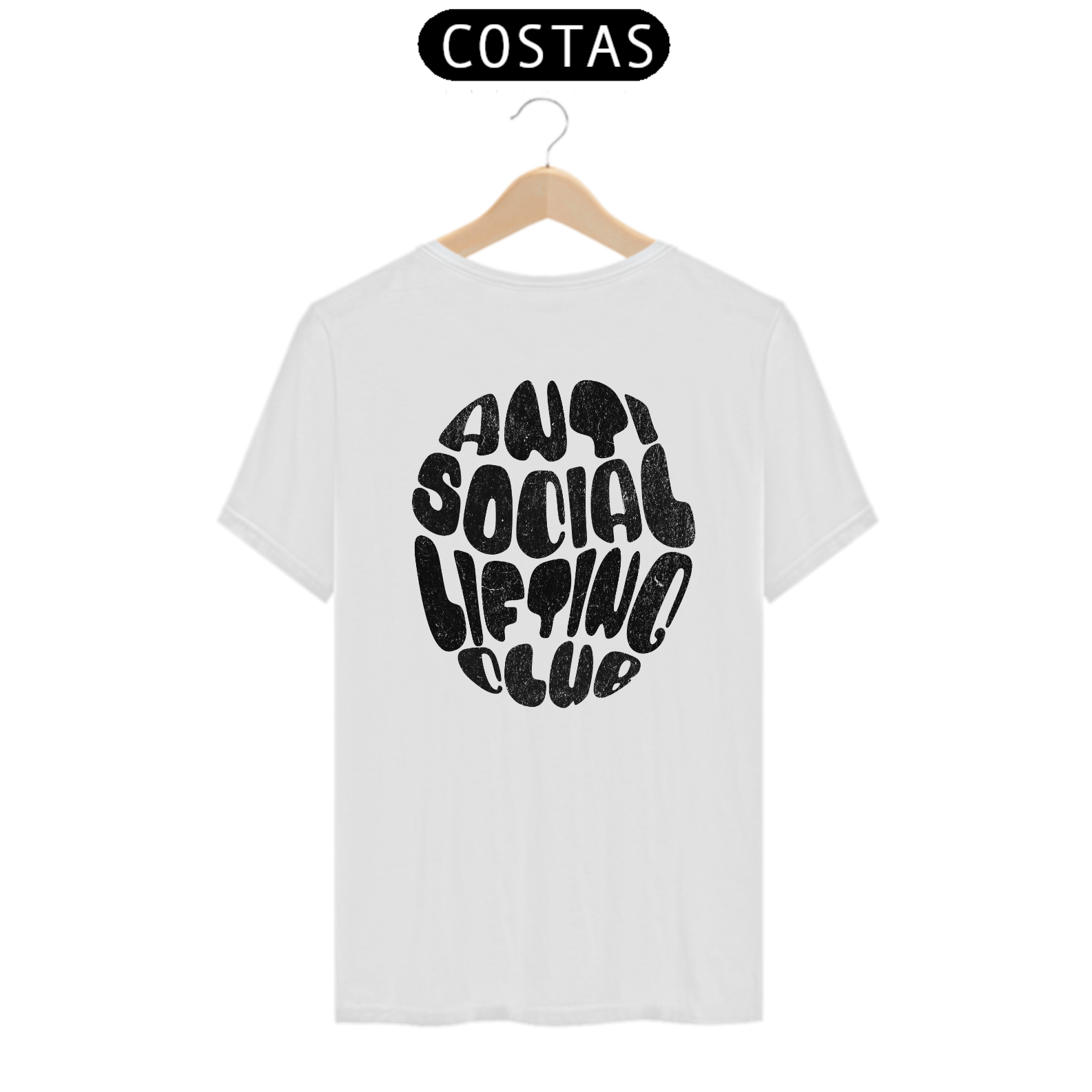 Nome do produto: Camiseta - anti social lifting club 