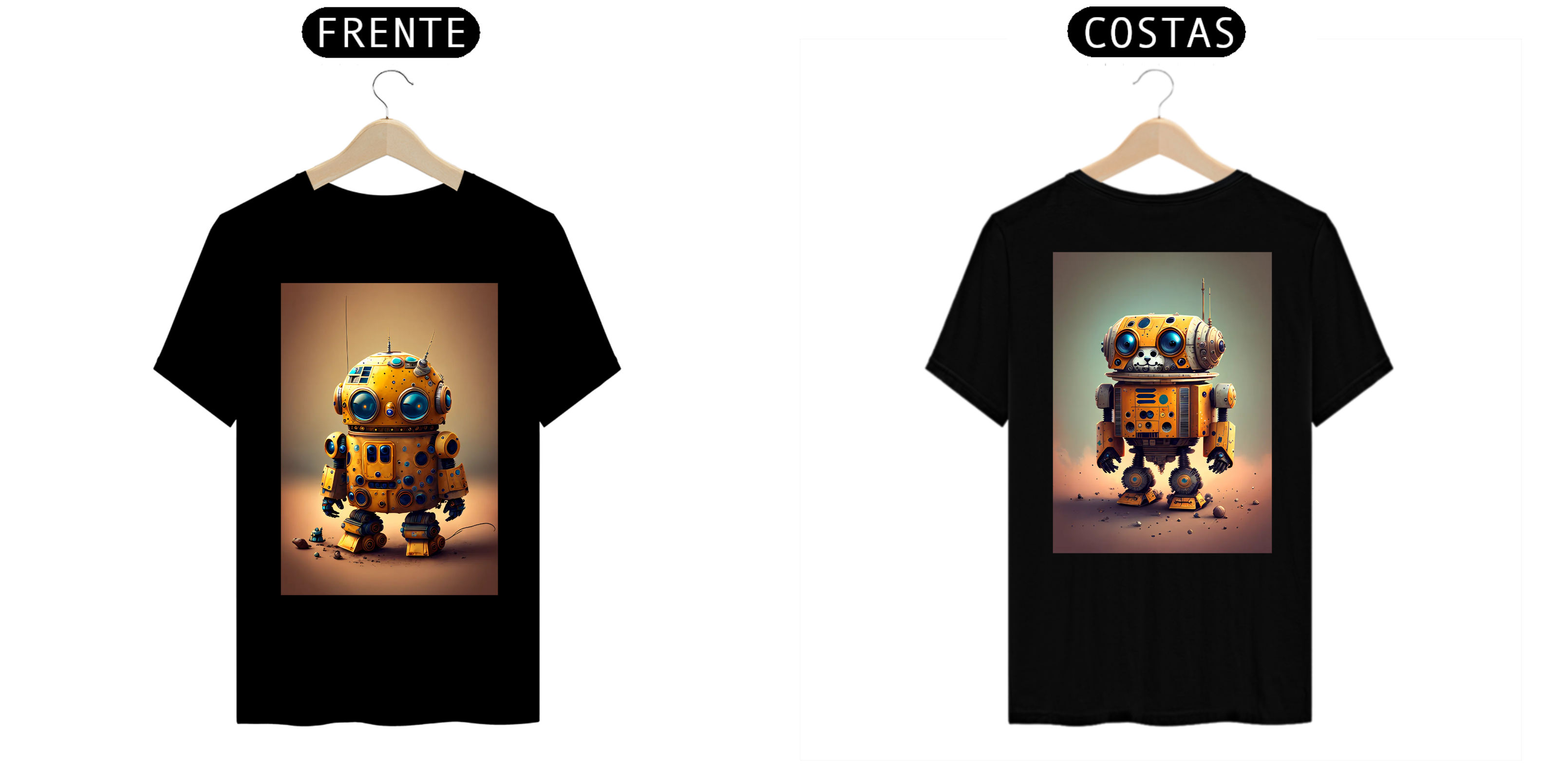 Nome do produto: camisa robô