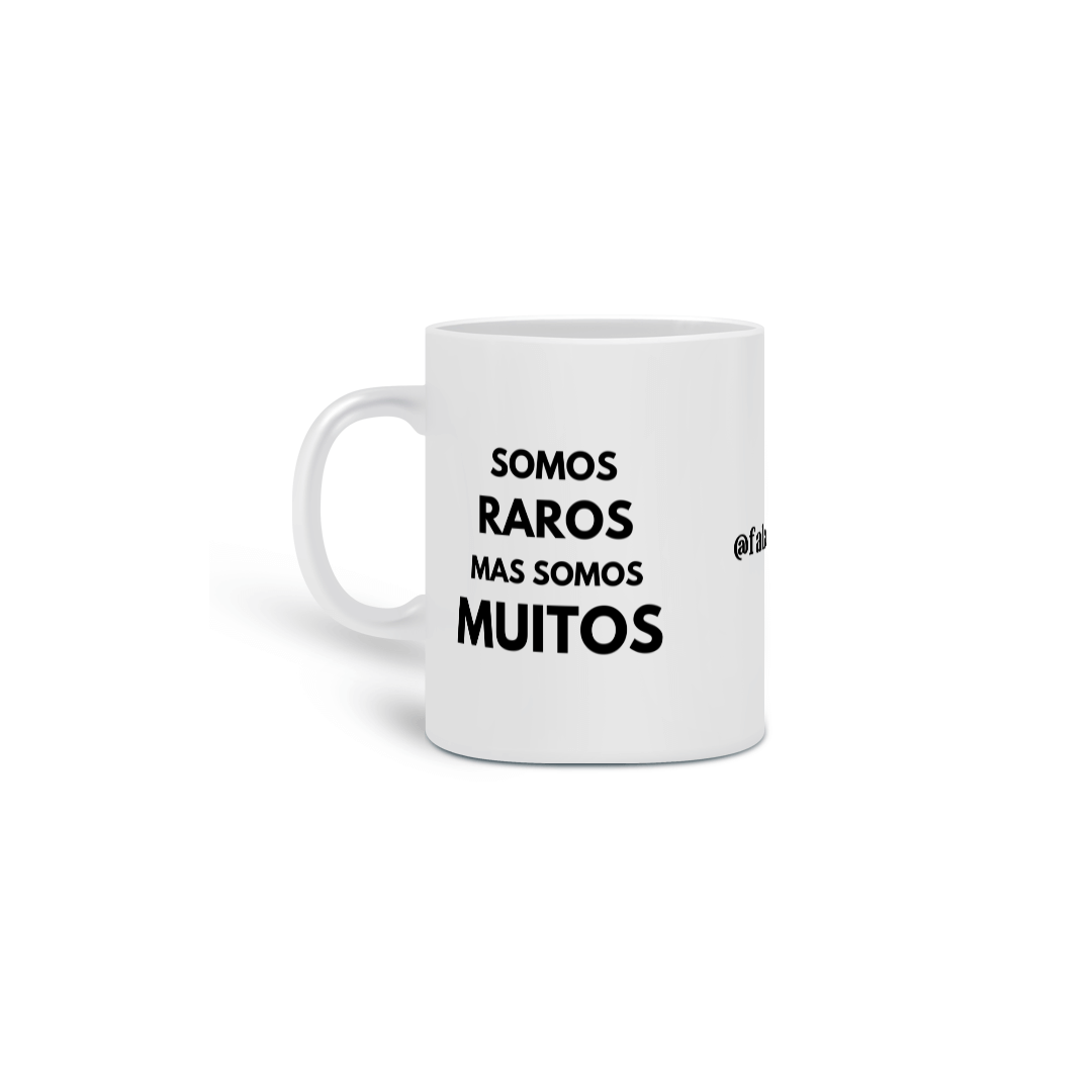CANECA PRETA - SOMOS RAROS