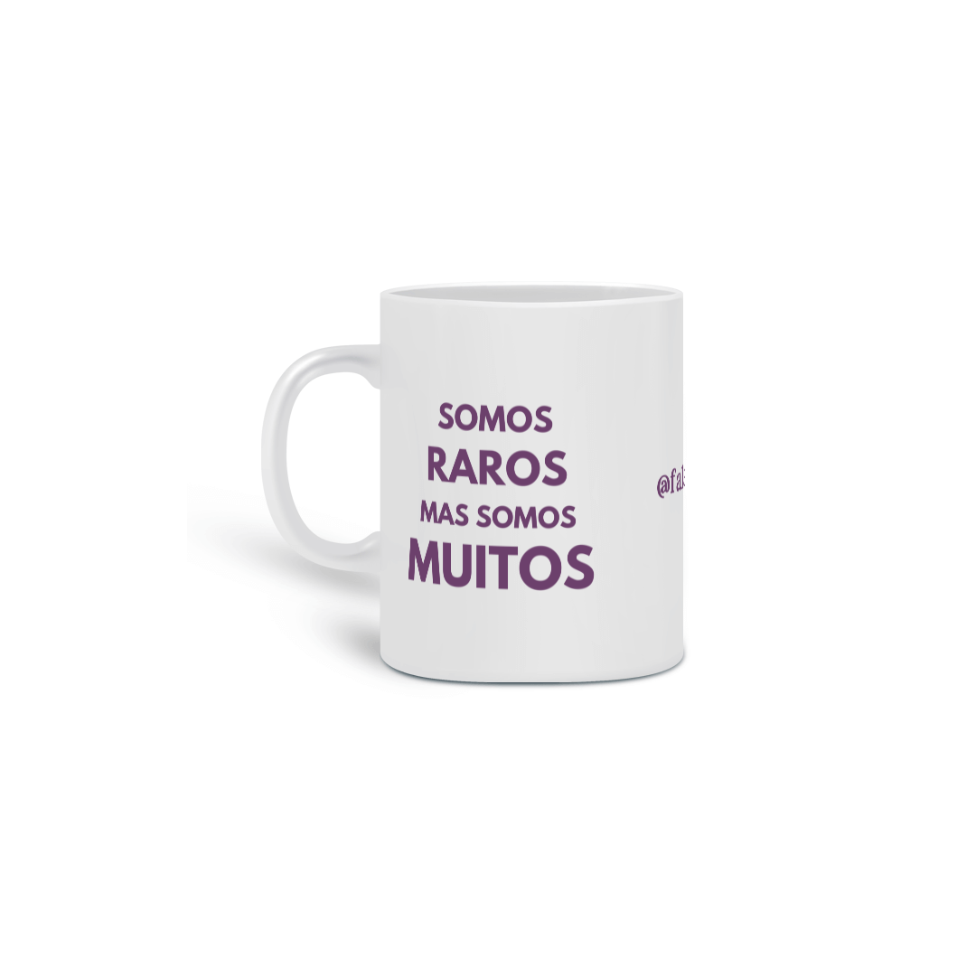 CANECA ROXA - SOMOS RAROS