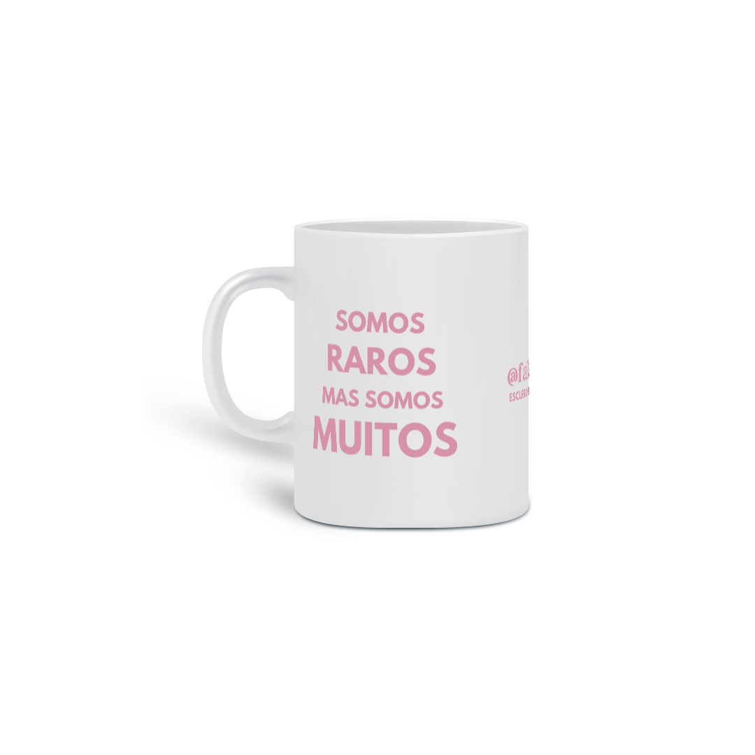 CANECA ROSA - SOMOS RAROS
