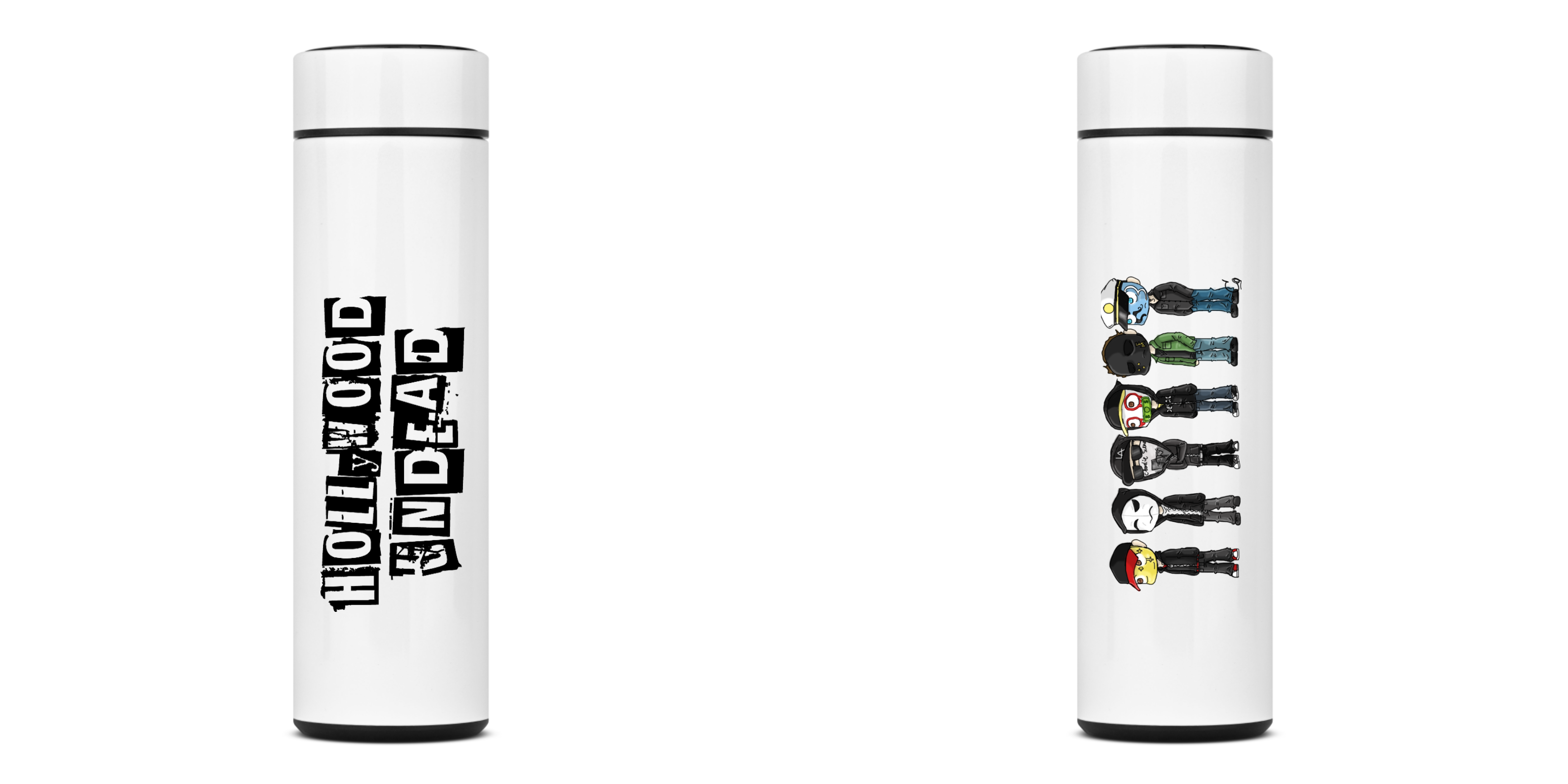 Nome do produto:  Garrafa Térmica -  Hollywood Undead 