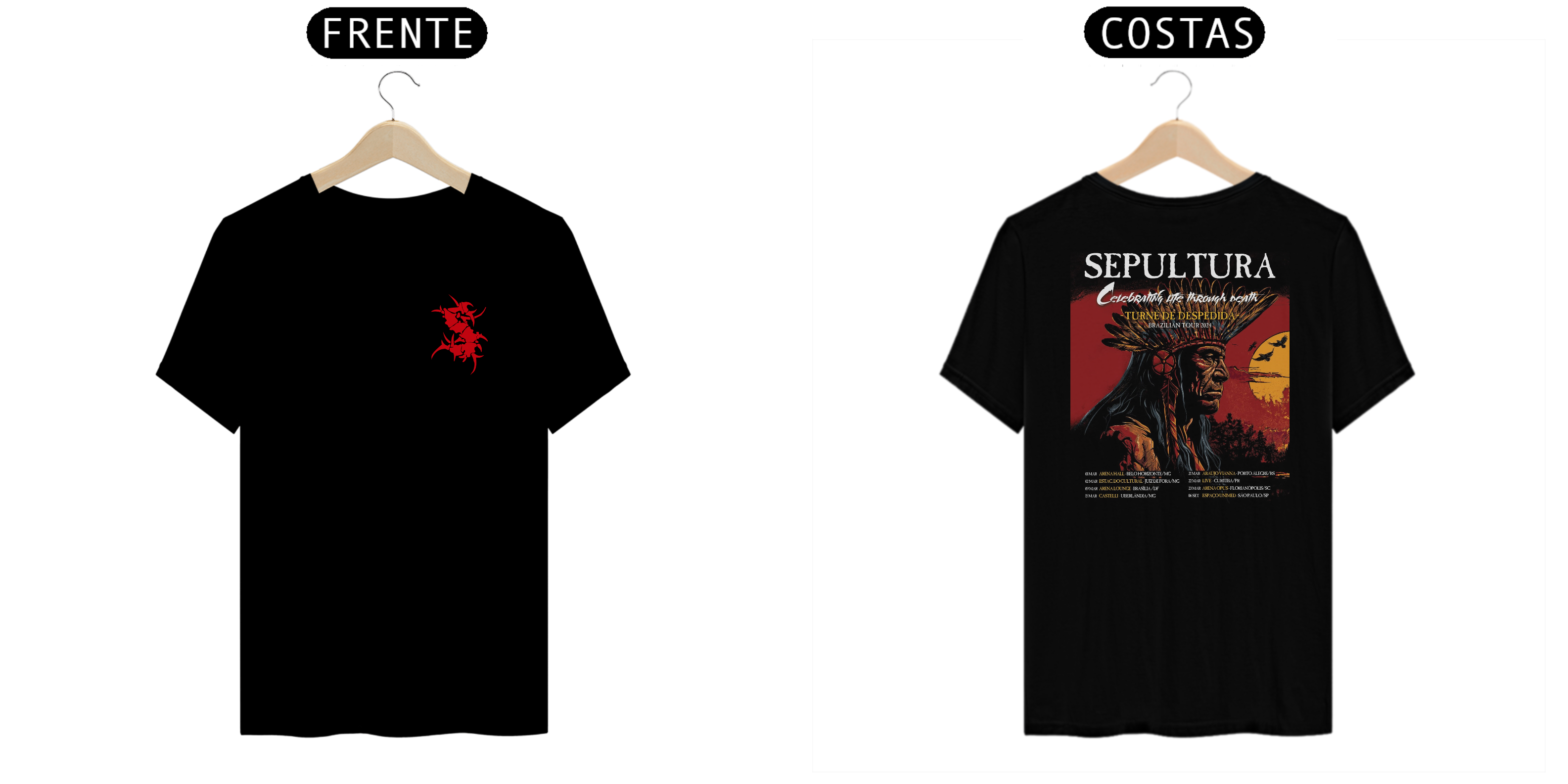 Nome do produto: Sepultura - Tour 2024