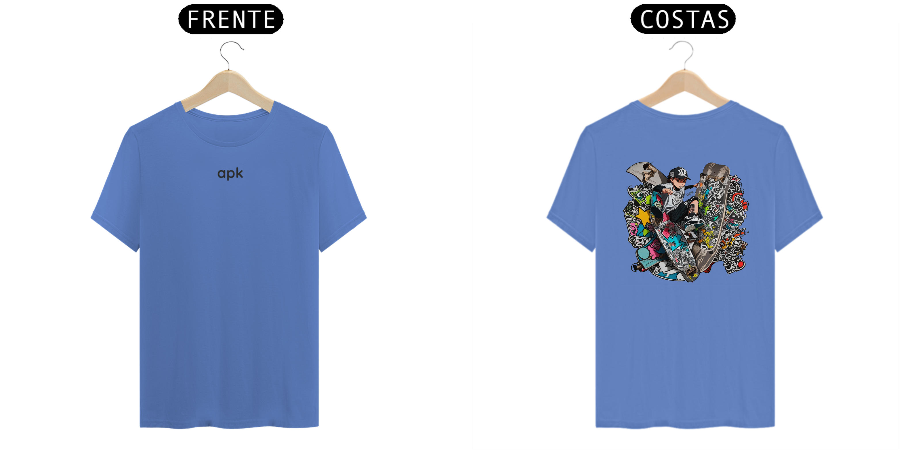 Nome do produto: Camiseta Skate Art