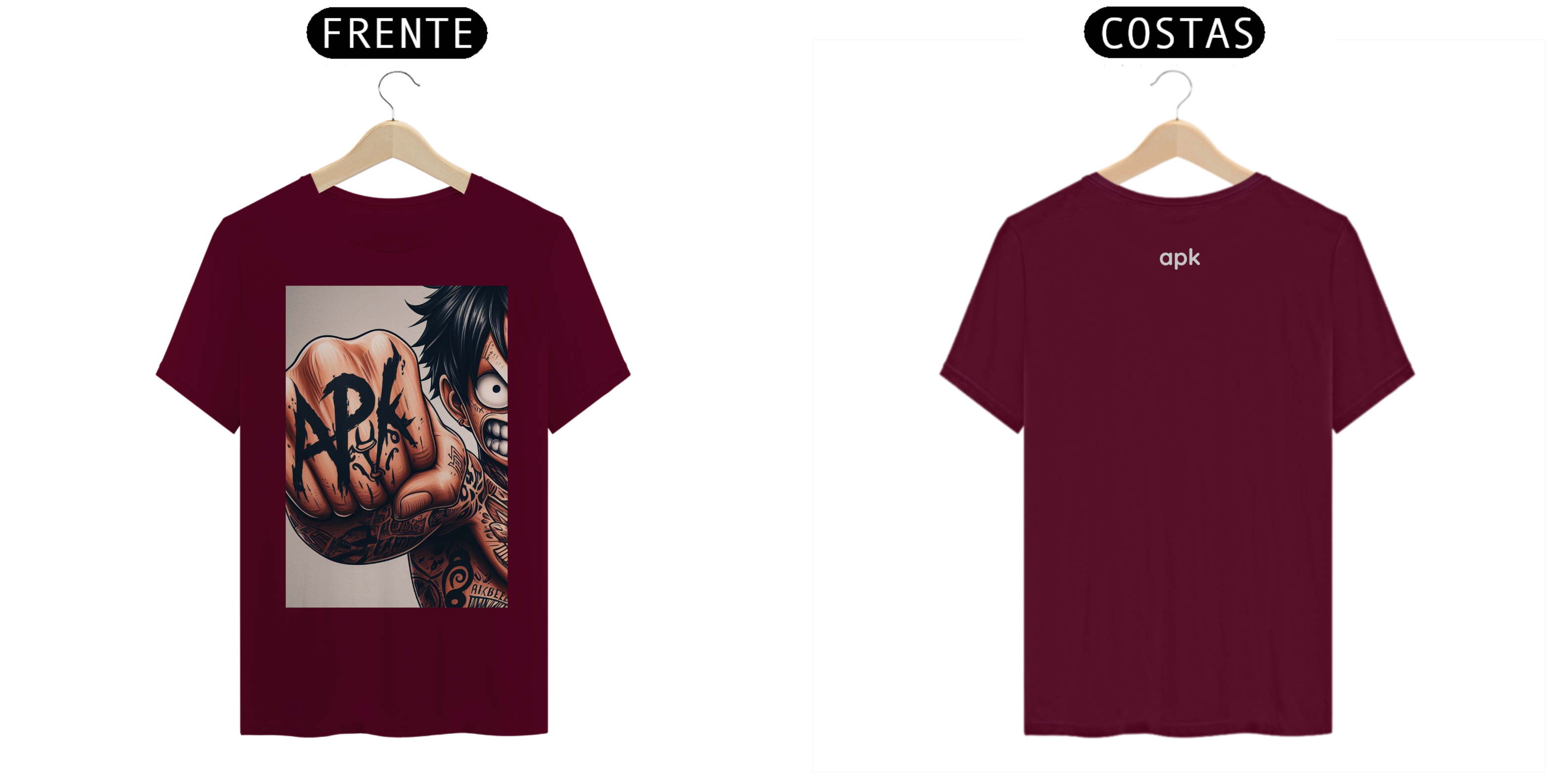 Nome do produto: Camiseta Monkey D. Luffy