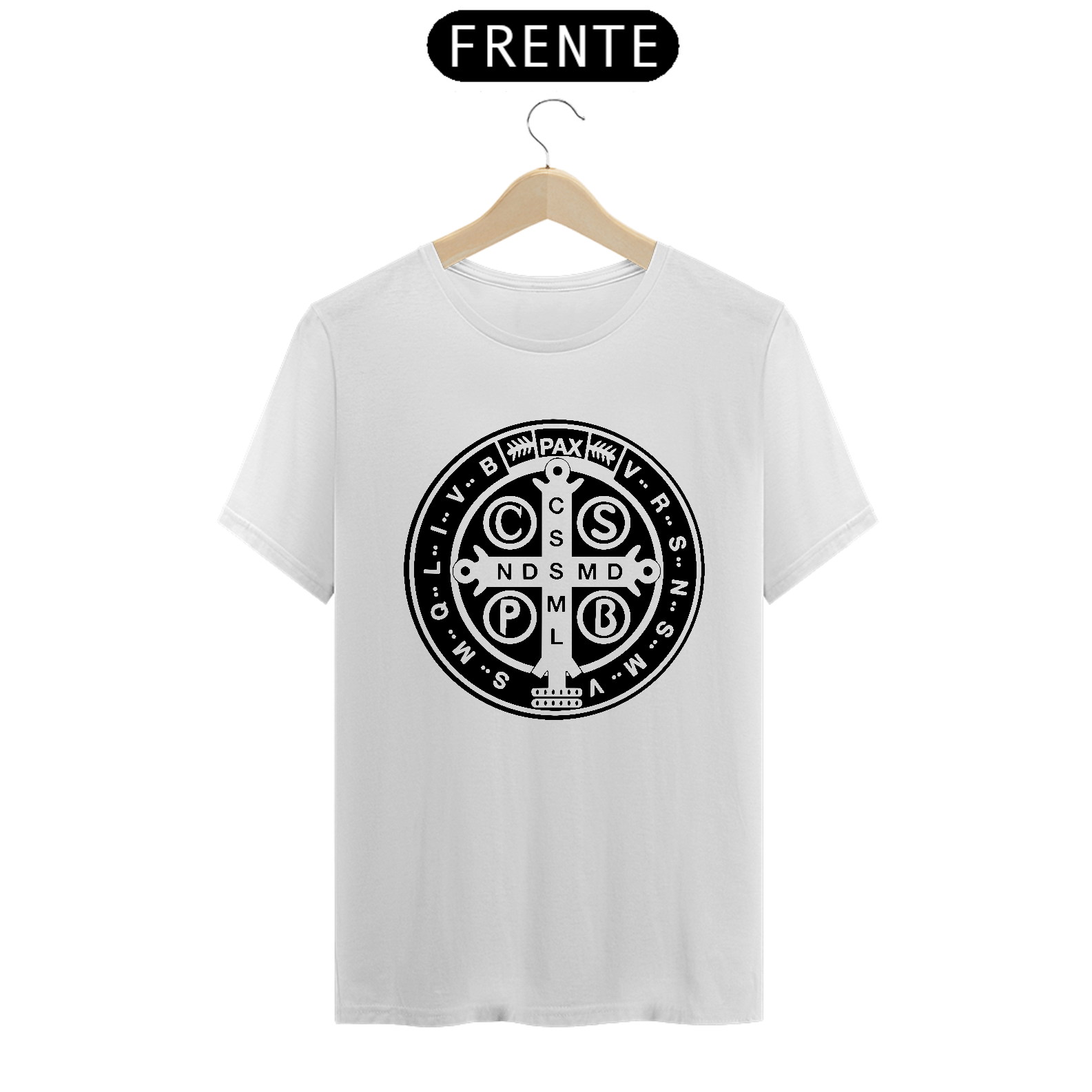 Nome do produto: Camiseta T-Shirt Cruz Sagrada