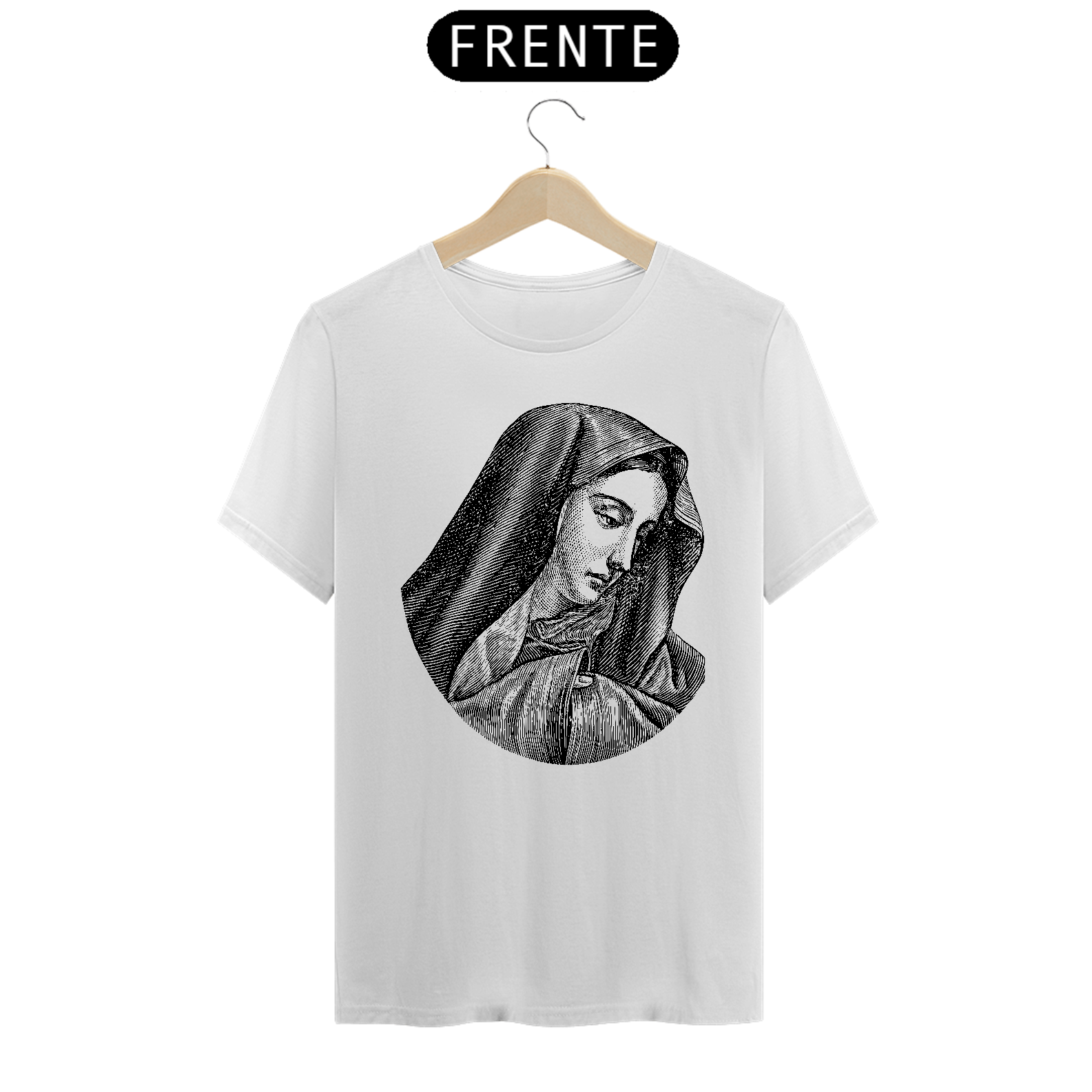 Nome do produto: Camiseta T-Shirt nossa senhora