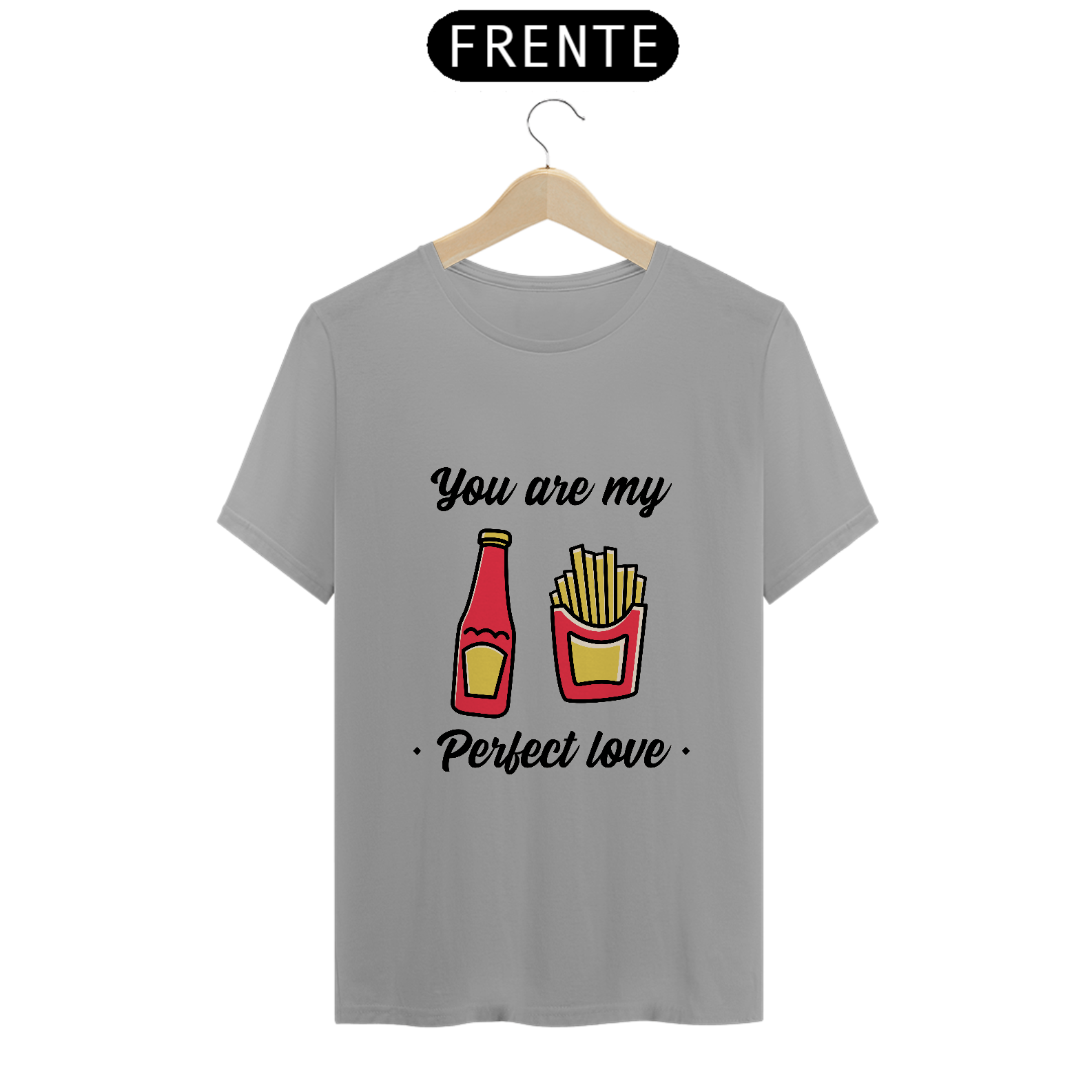 Camiseta batata e ketchup