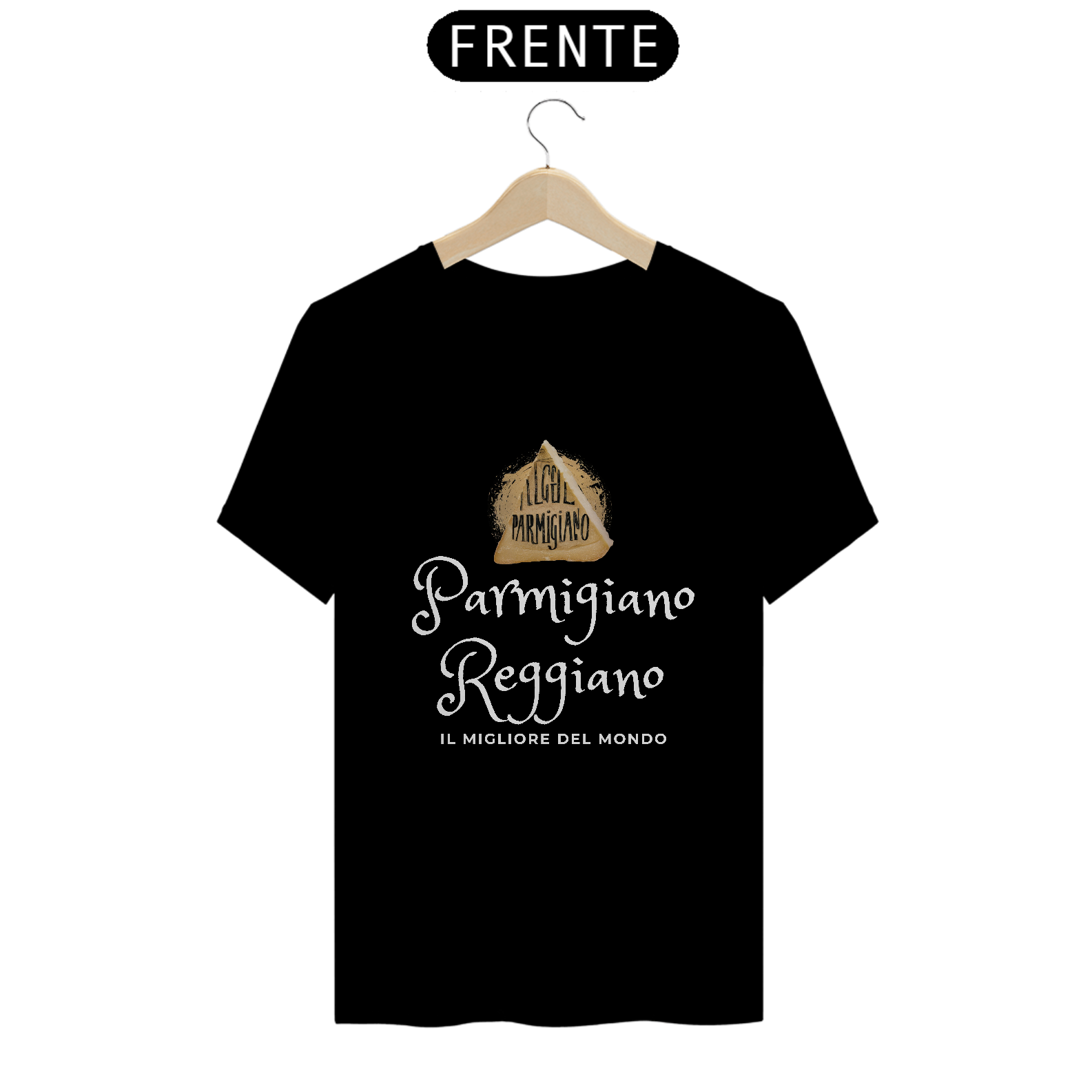 Camiseta Prime Parmigiano Reggiano (preta)