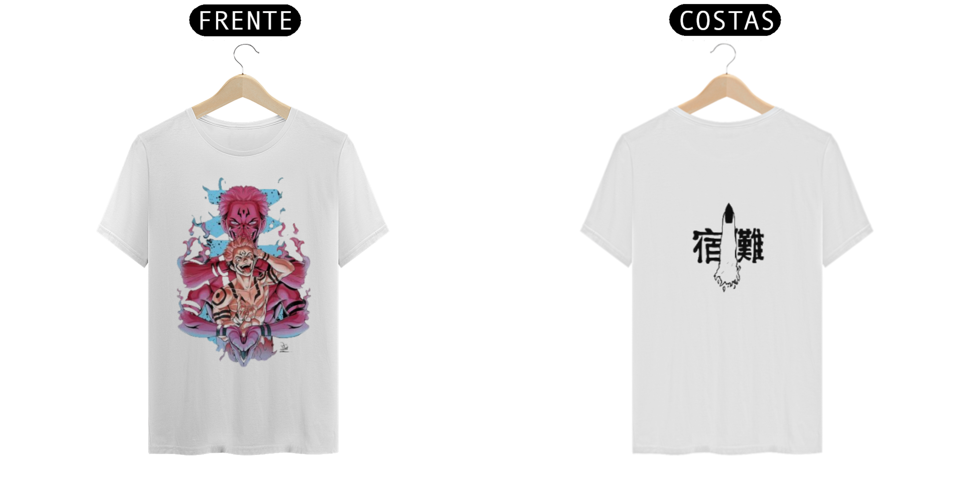 Nome do produto: Camiseta Sukuna V.2 - Jujutsu Kaisen