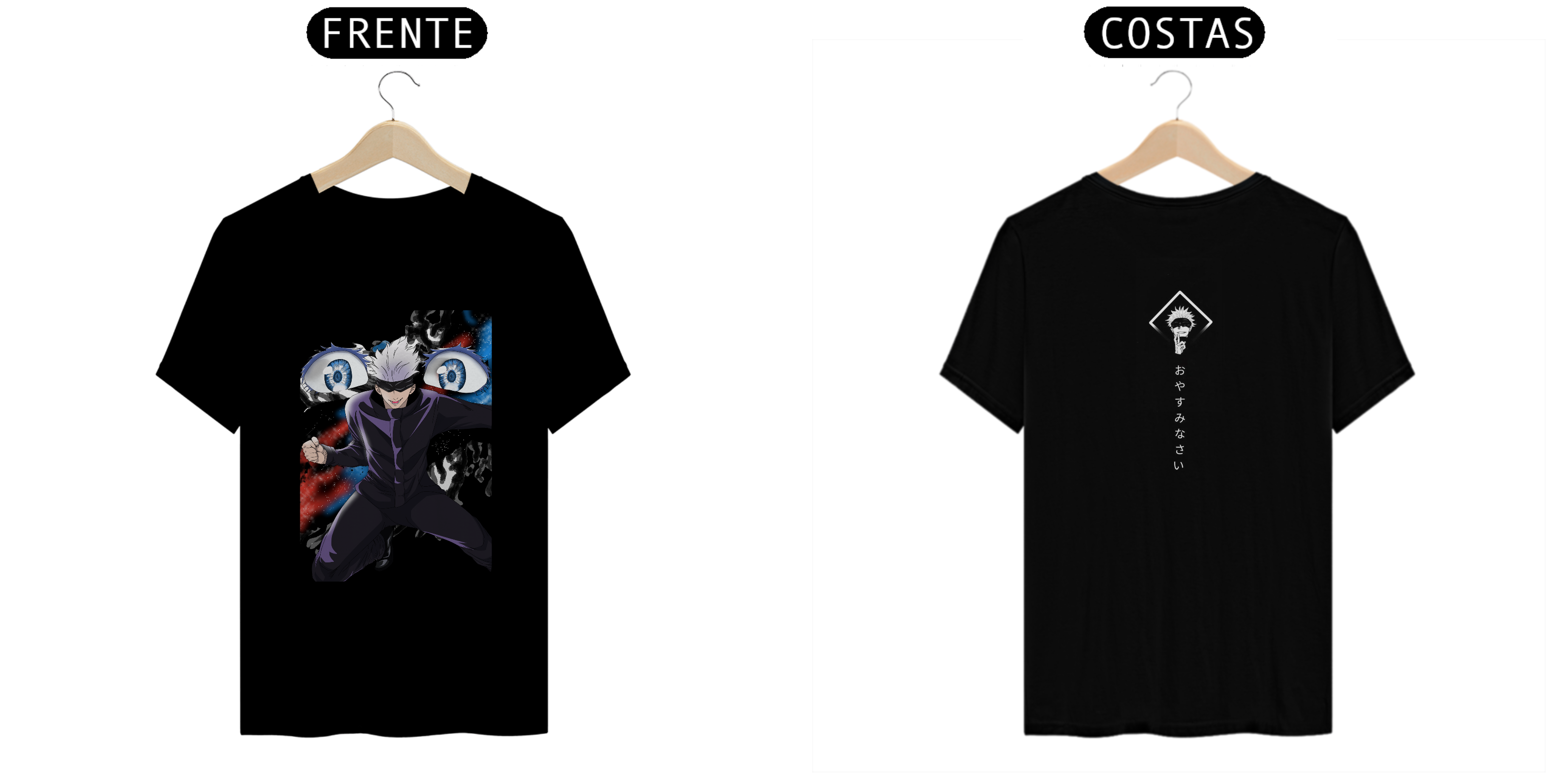 Nome do produto: Camiseta Satoru Gojo V.2 - Jujutsu Kaisen