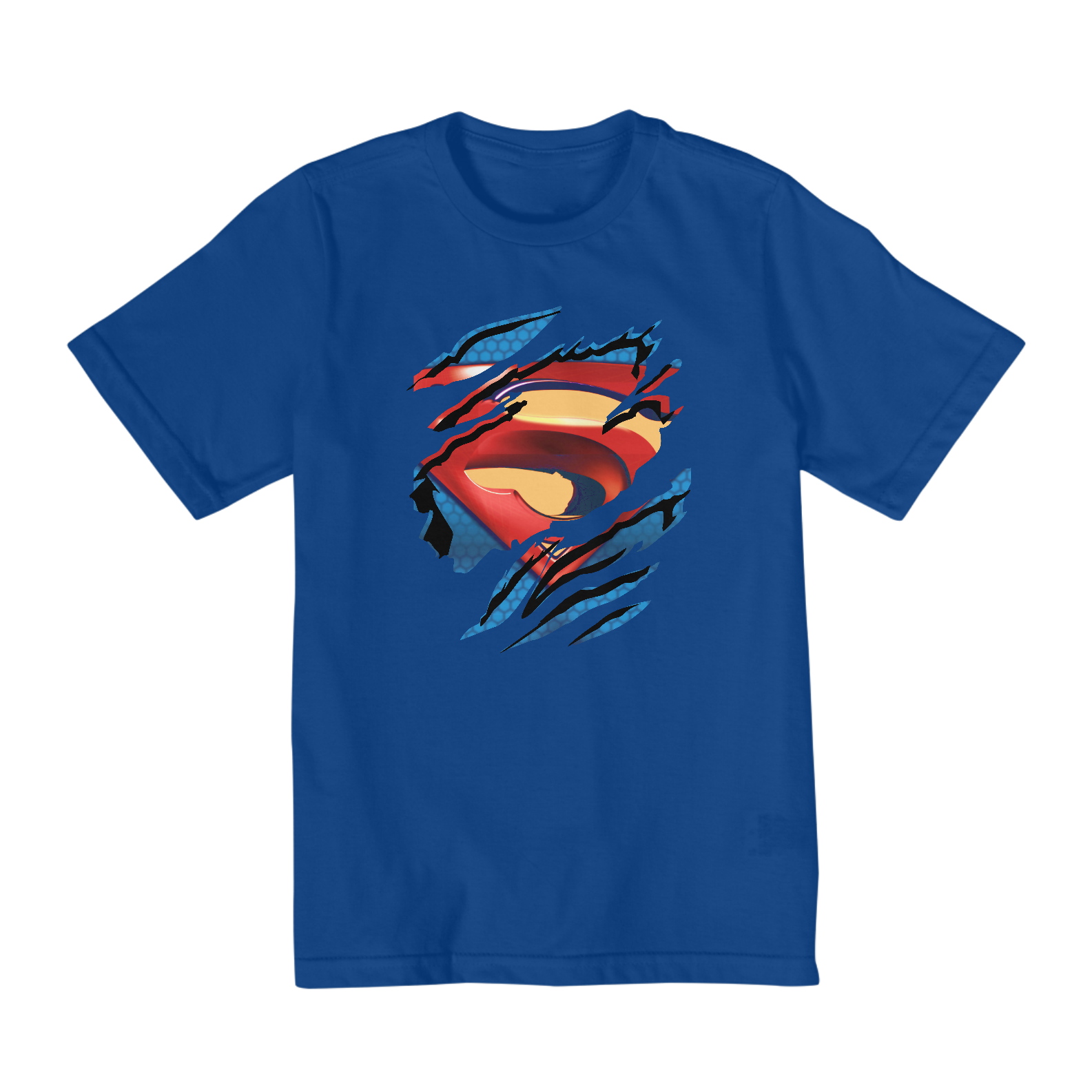 Nome do produto: Camiseta Infantil - Unissex - 2 à 8 anos - Super Homem