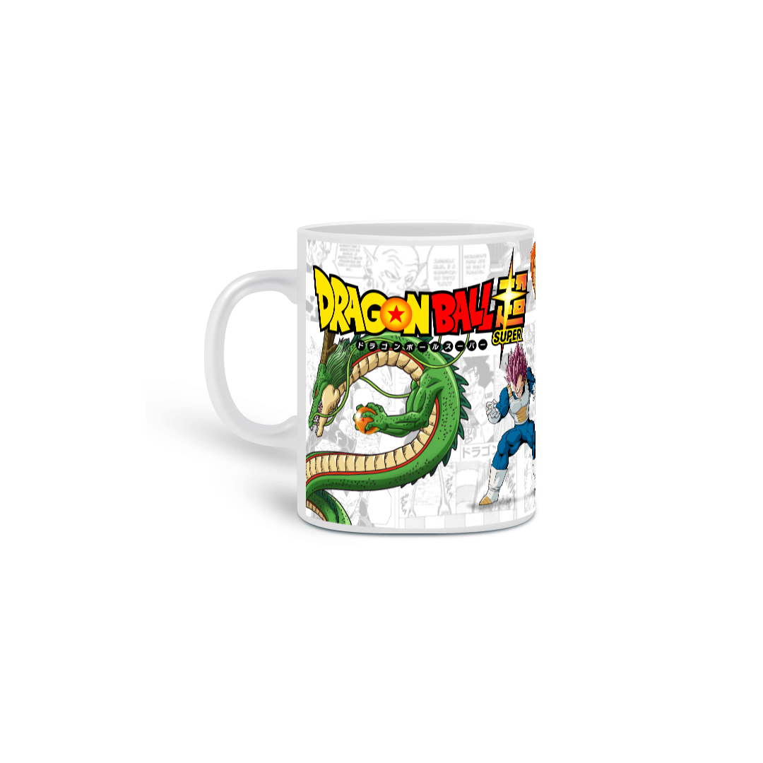 Nome do produto: CANECA PORCELANA DRAGON BALL SUPER