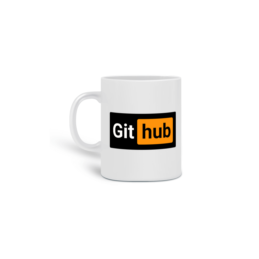 Nome do produto: Caneca GitHub - Logo modificado