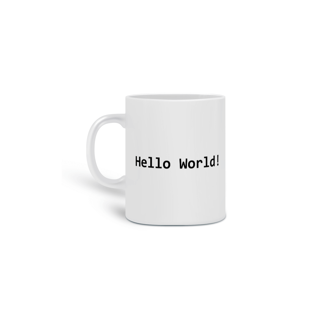 Nome do produto: Caneca Hello World!