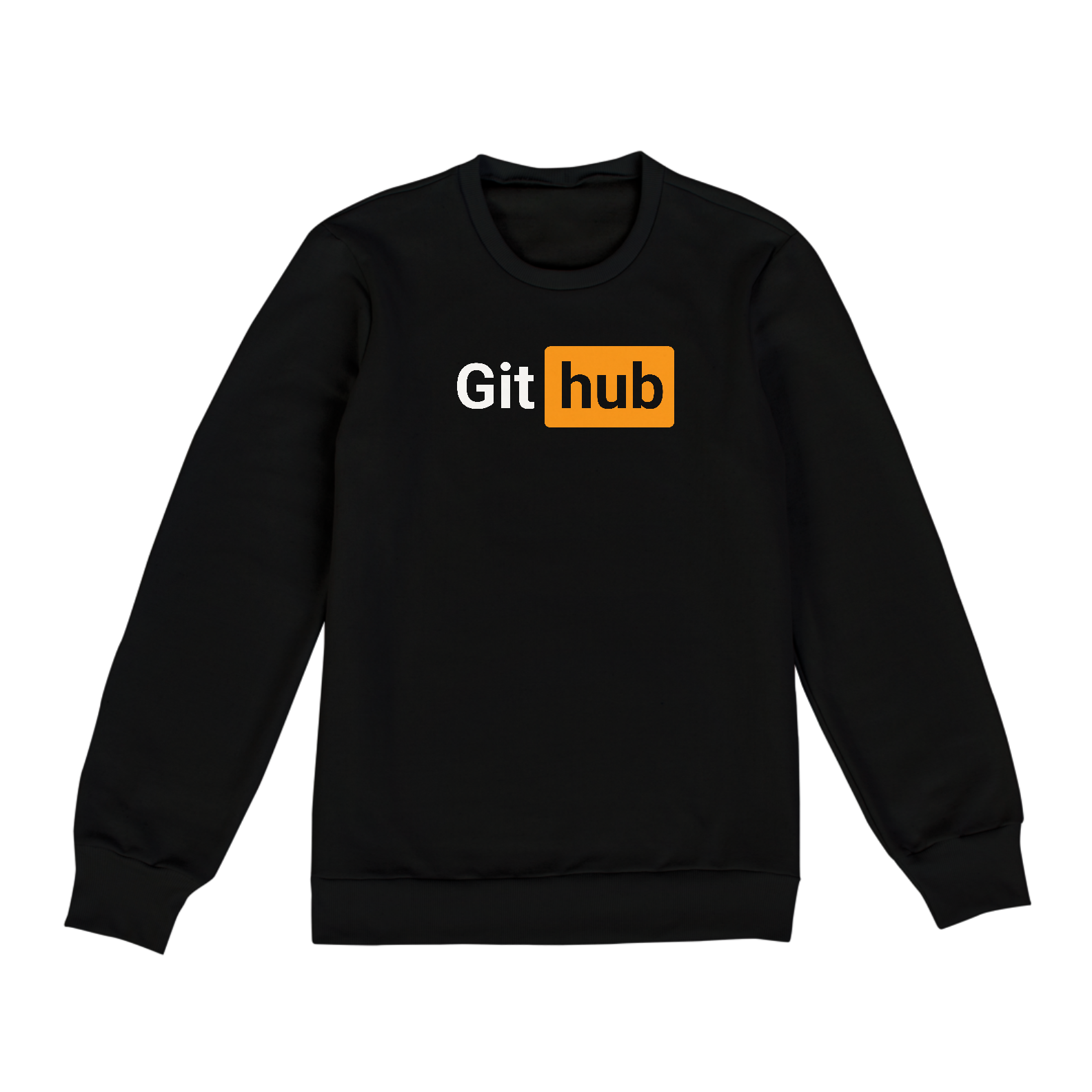 Nome do produto: Moletom GitHub - Logo modificada centro Preto