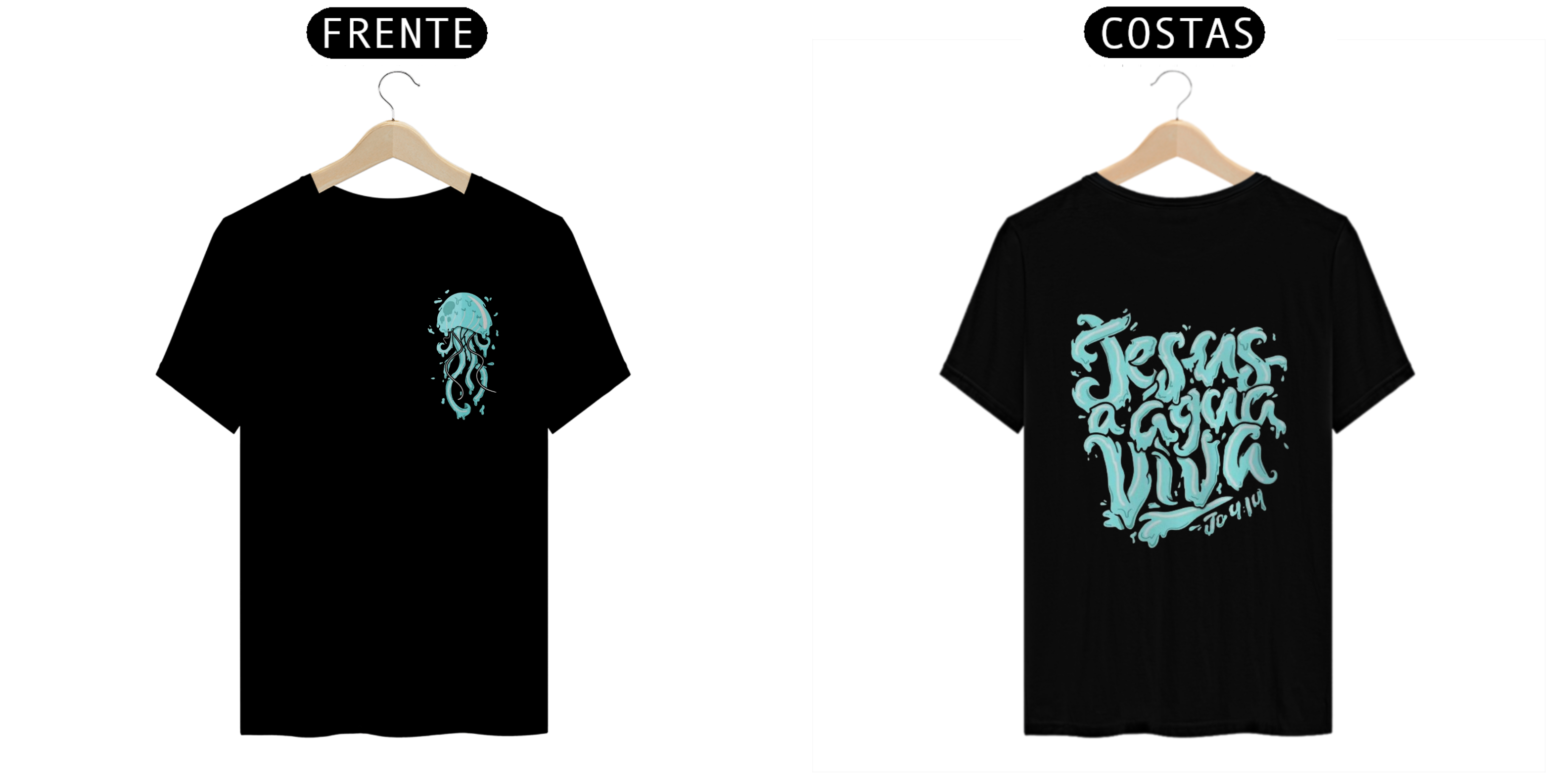 Nome do produto: Camiseta Jesus agua a viva