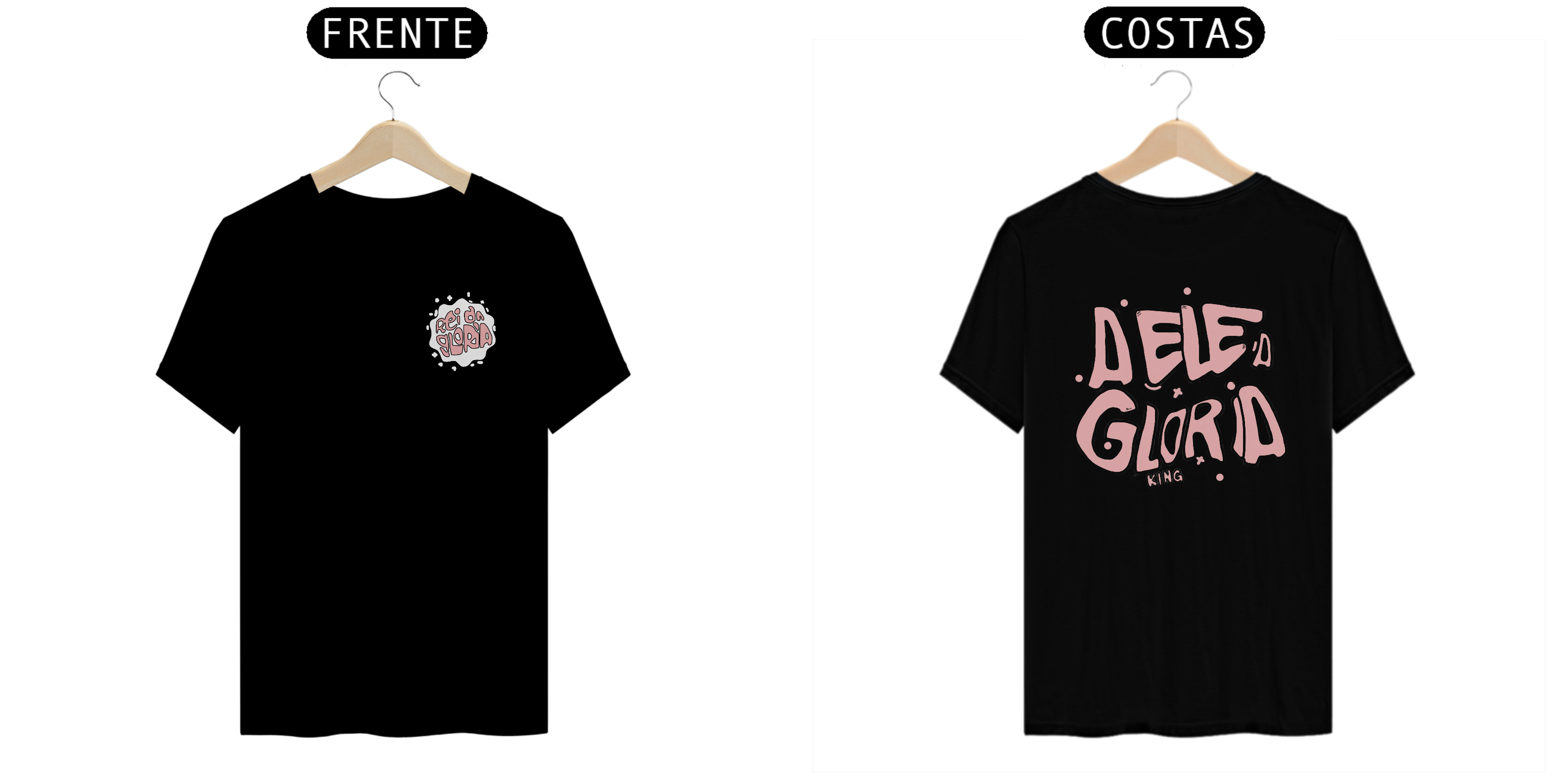 Nome do produto: camiseta a ela a gloria