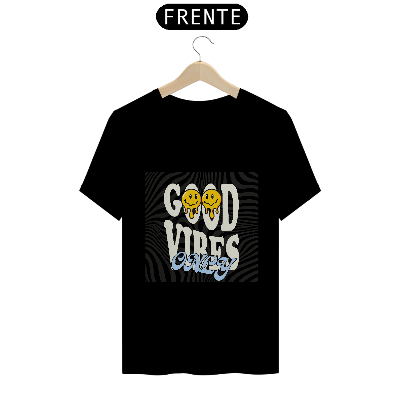 Nome do produto: Camiseta Good Vibes Only
