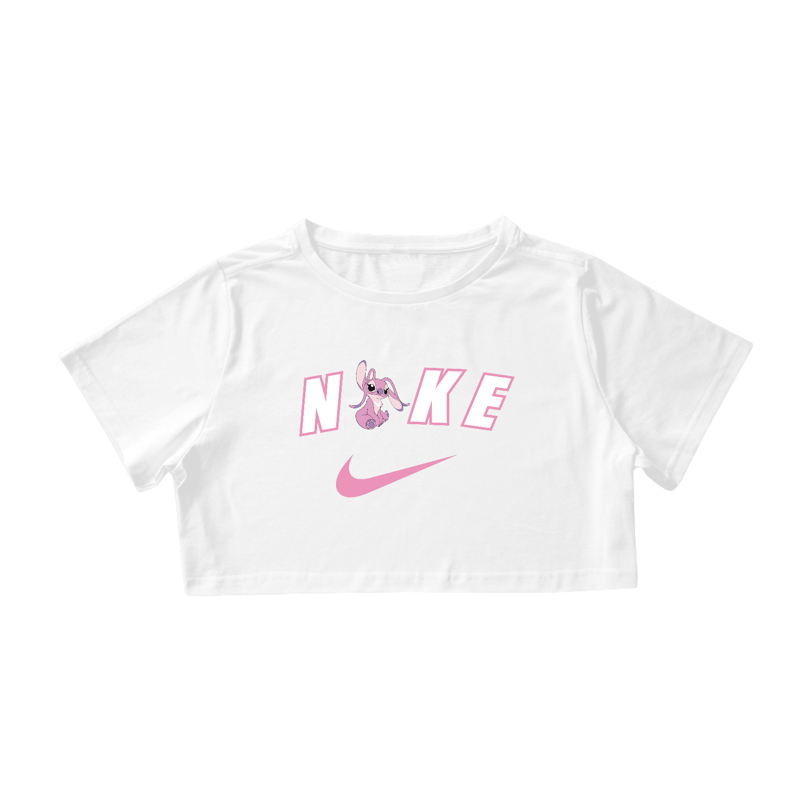 Nome do produto: Cropped N1K3 | Pink Angel 2.0