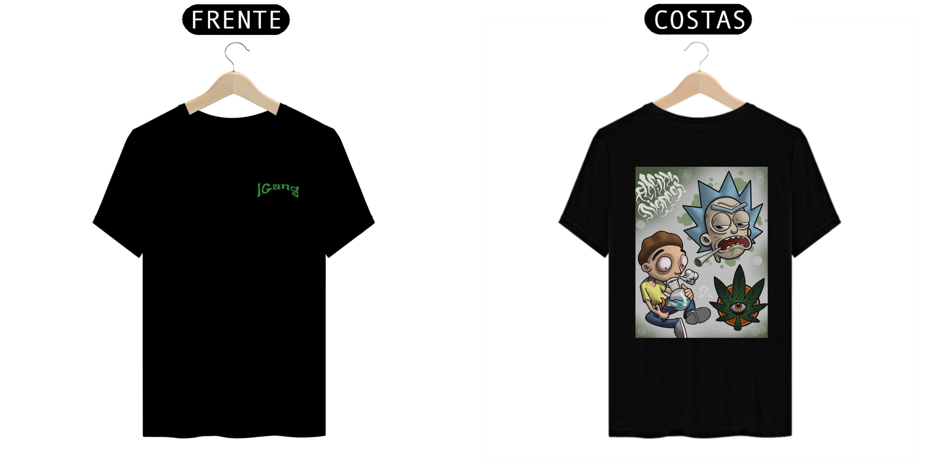 Nome do produto: T-shirt lGang Rick and Morty