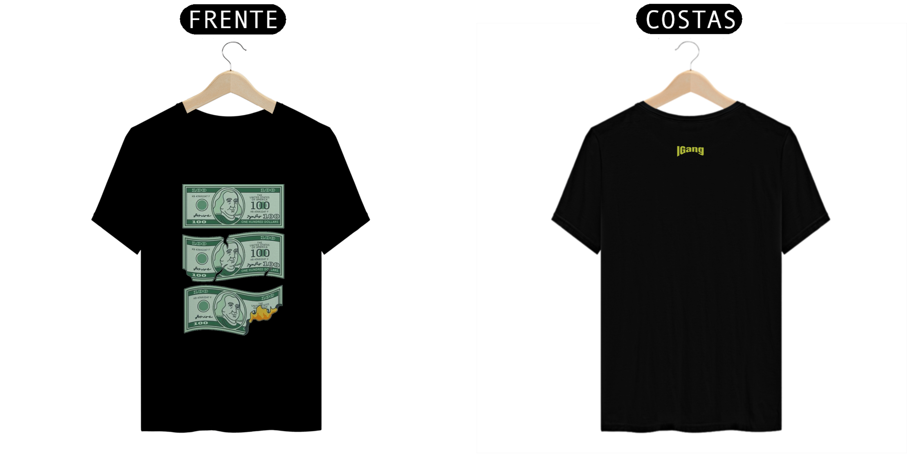 Nome do produto: T-shirt lGang Dólar 