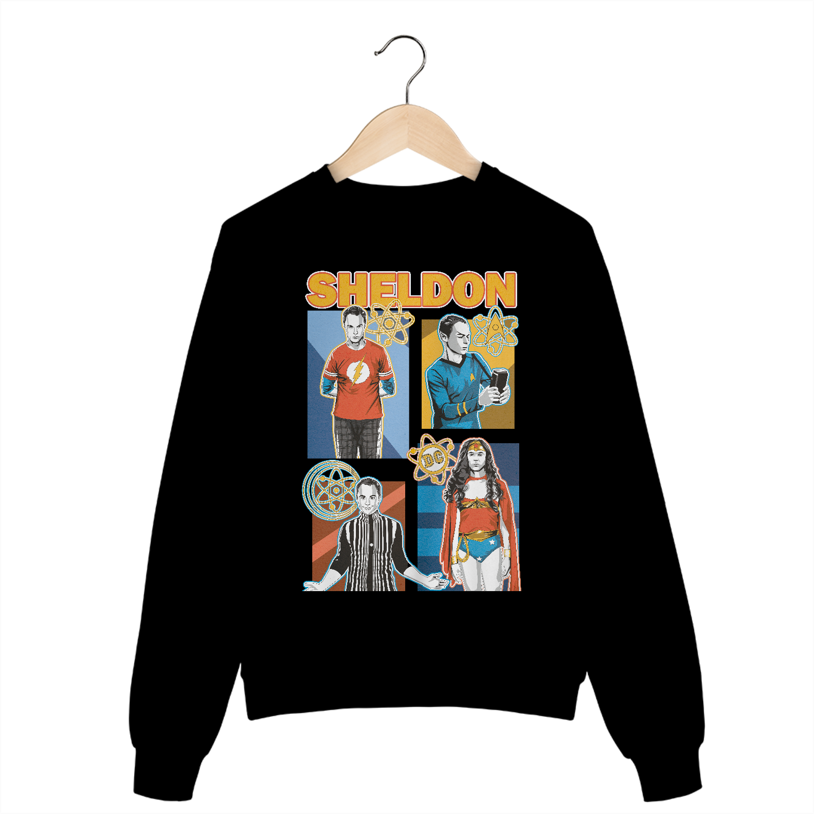 Nome do produto: Moletom Sheldon - The Big Bang Theory