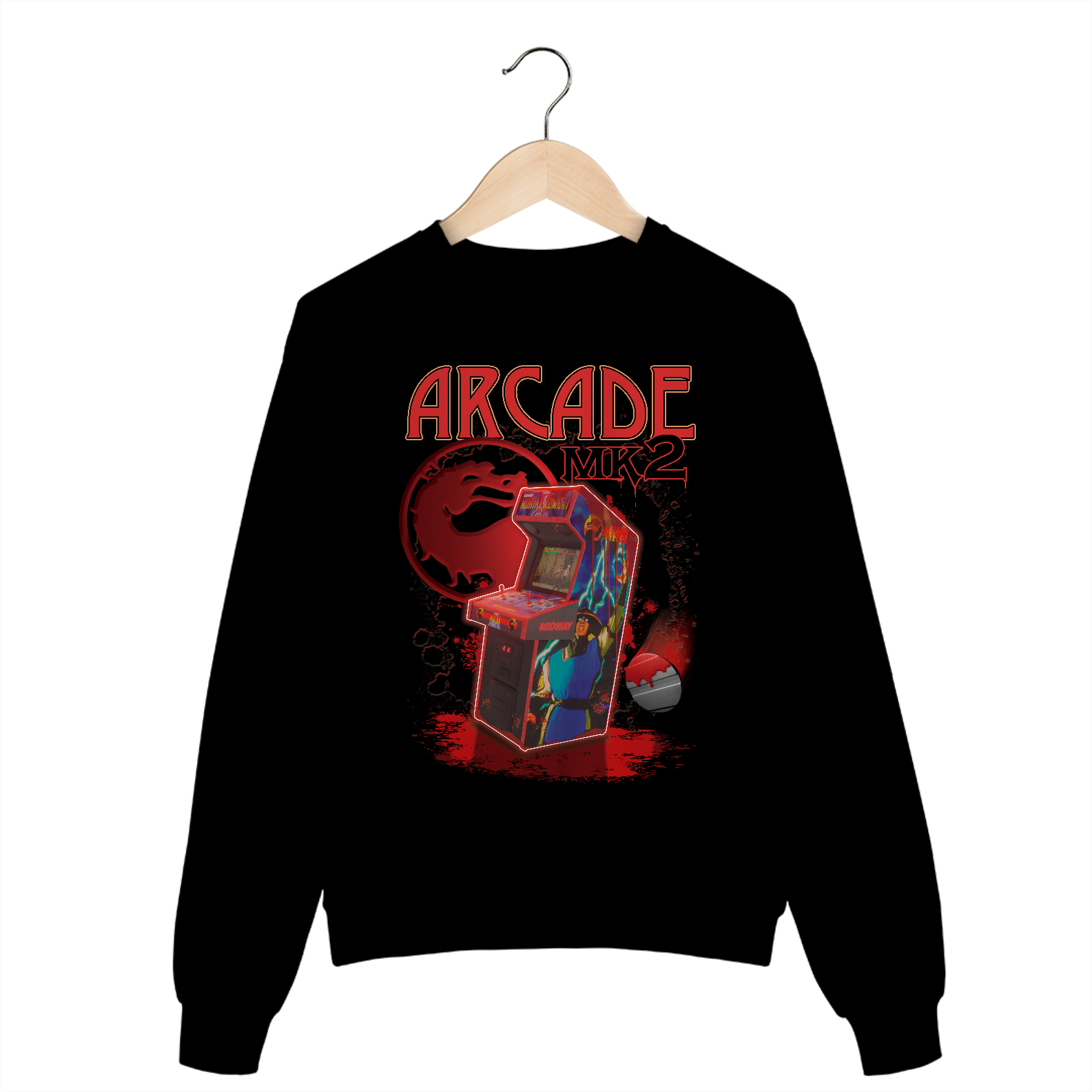 Nome do produto: Moletom Arcade Brutal MK2