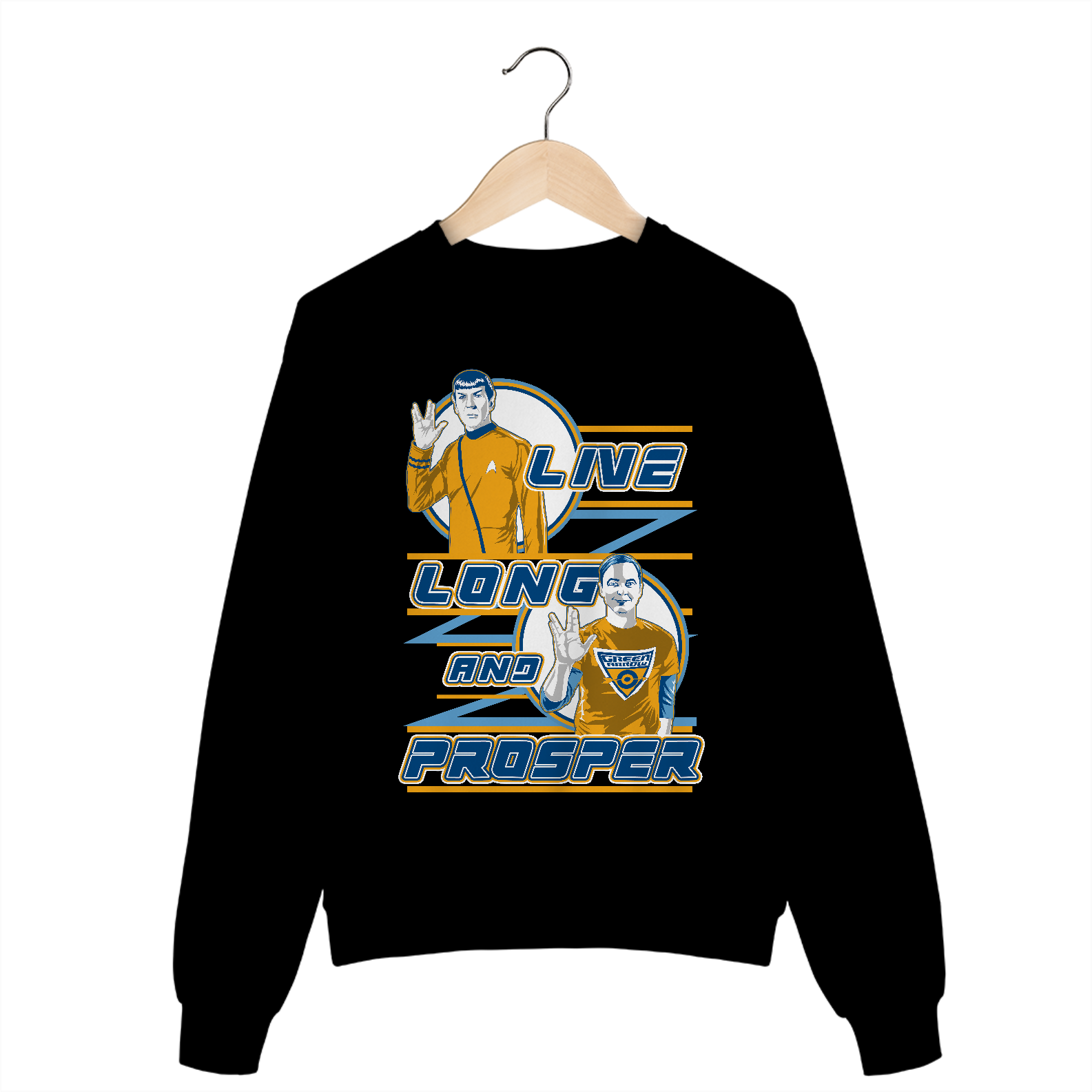 Nome do produto: Moletom Sheldon and Spock - Big BangTheory & StarTrek