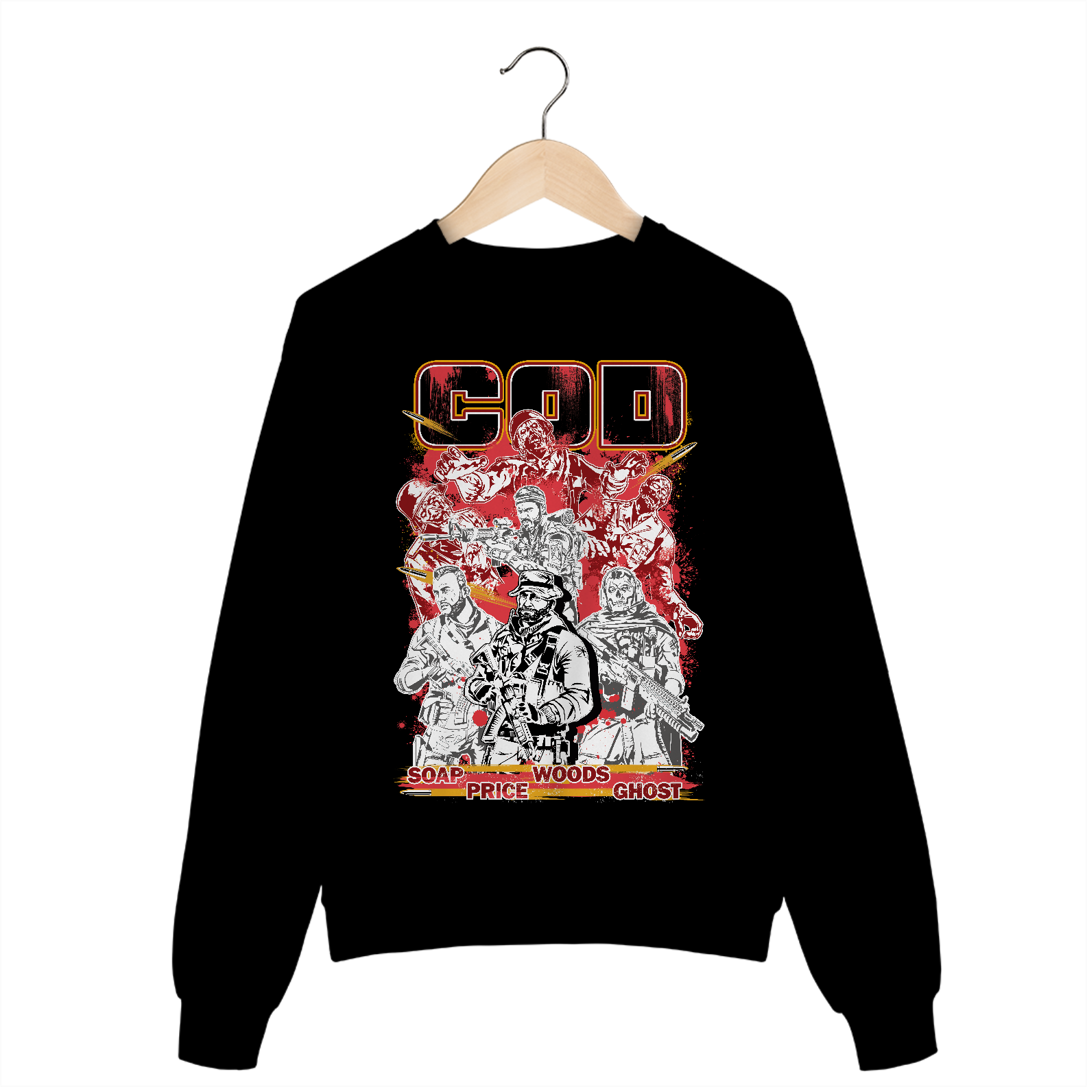 Nome do produto: Moletom Call of Duty - Personagens