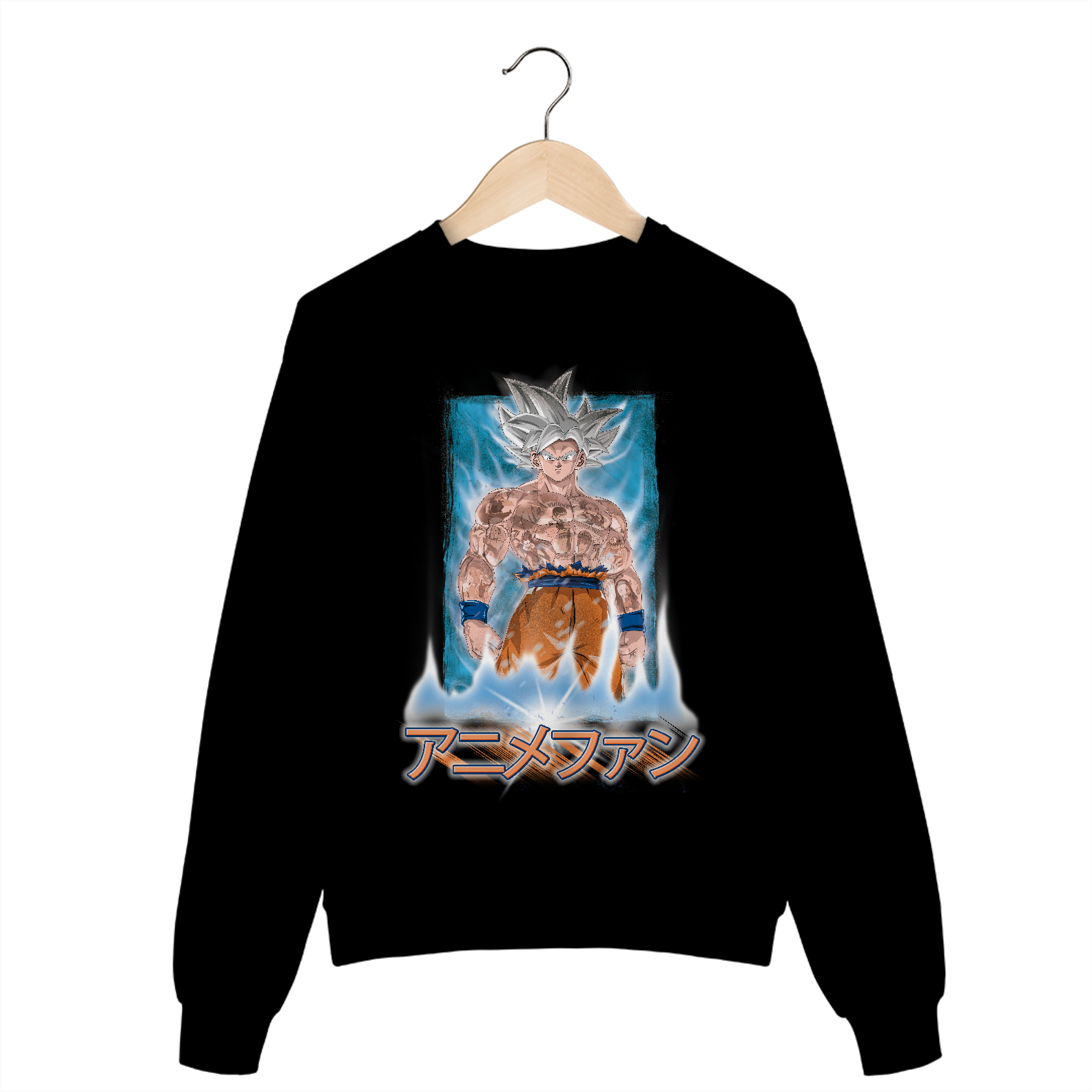 Nome do produto: Moletom Goku Anime Fan (em Japonês)