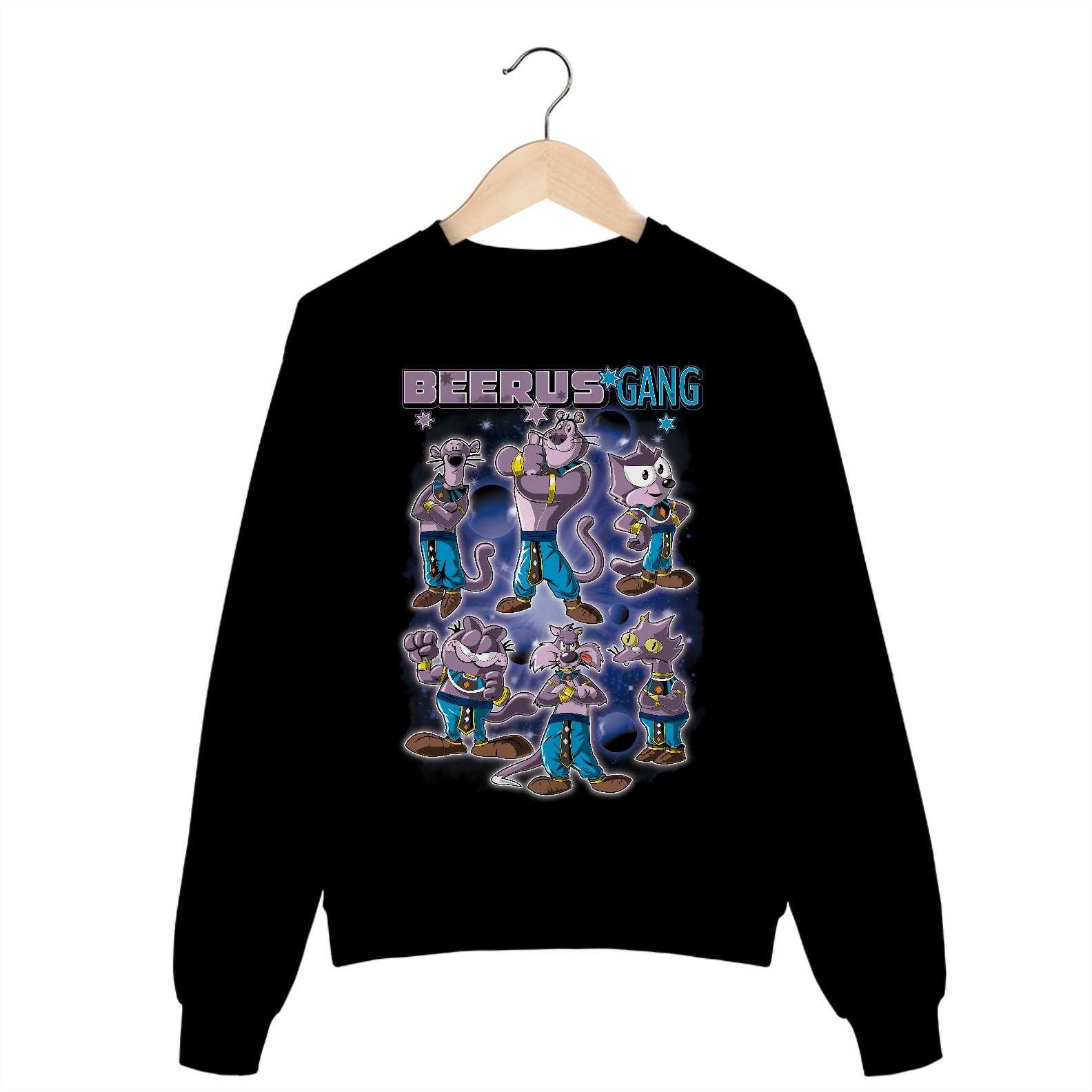 Nome do produto: Moletom Beerus Gang (Bills) - DragonBall 