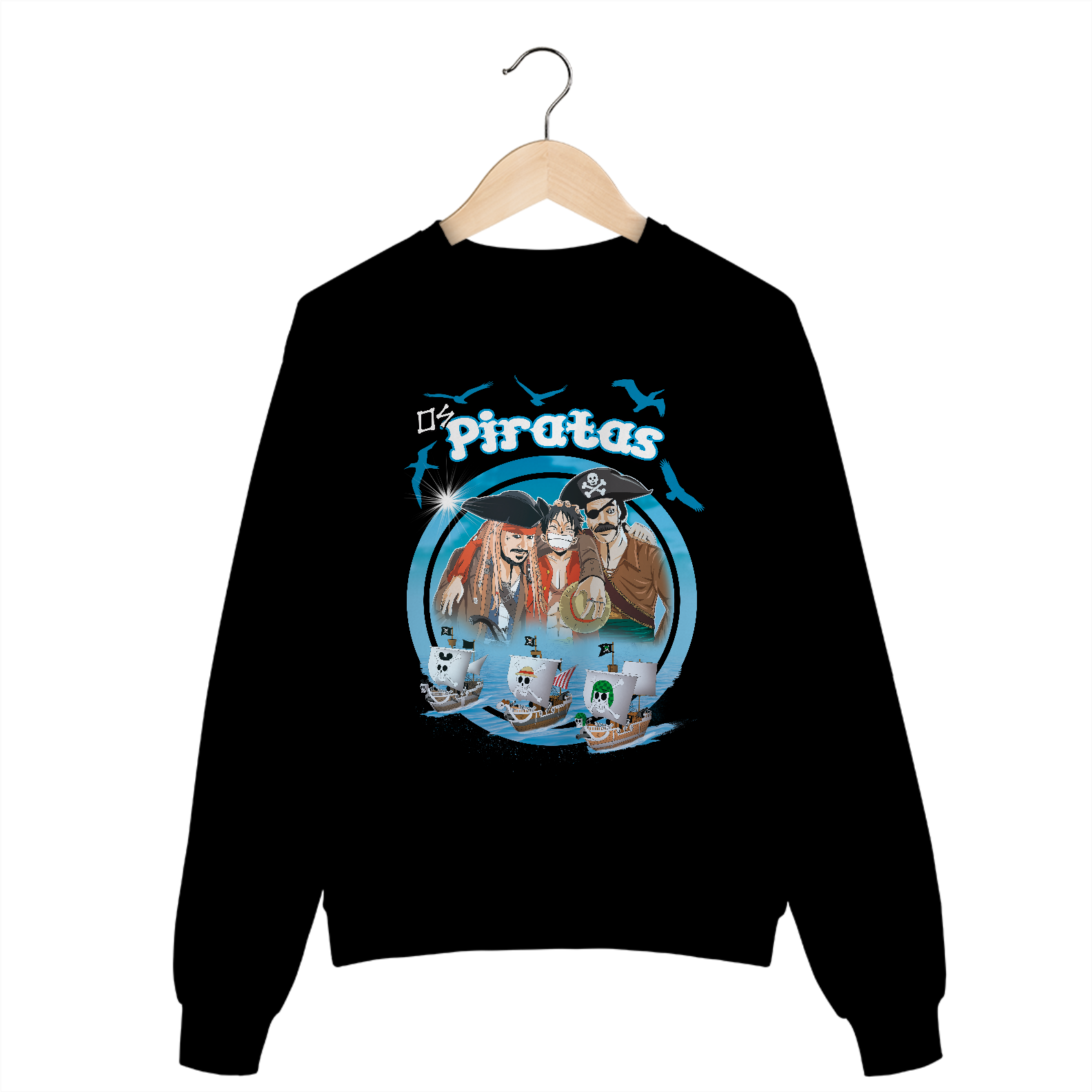 Nome do produto: Moletom Luffy e os Piratas