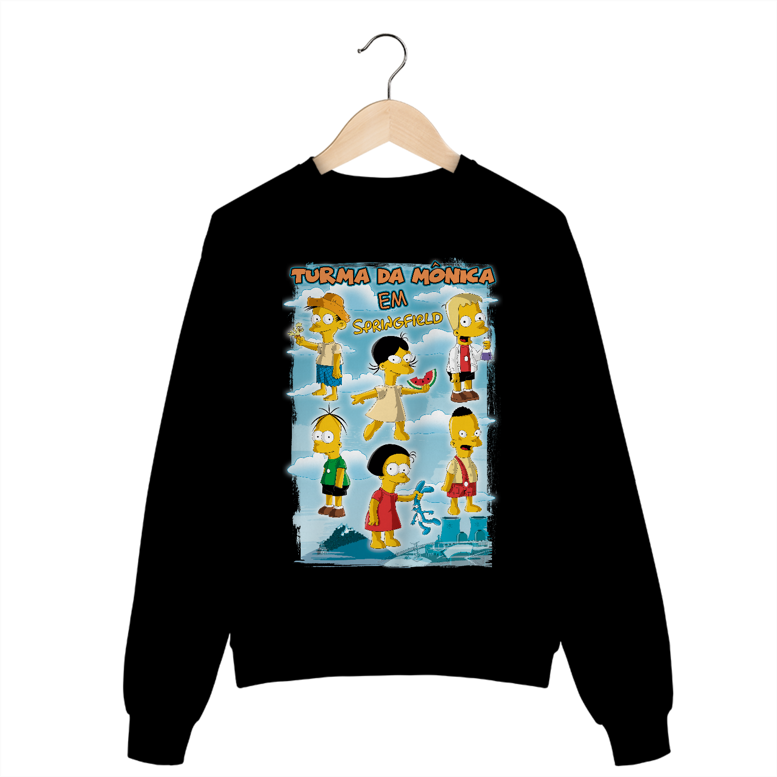 Nome do produto: Moletom Turma da Mônica em Springfield