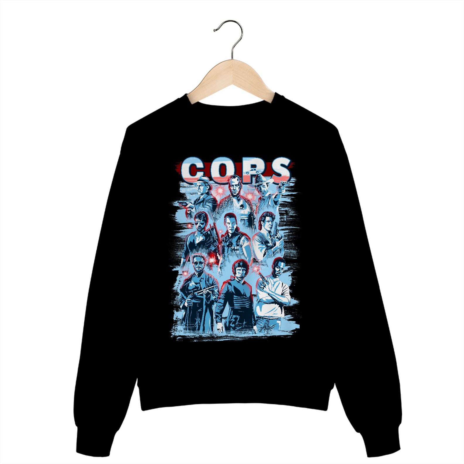 Nome do produto: Moletom Policiais do Cinema - Cops