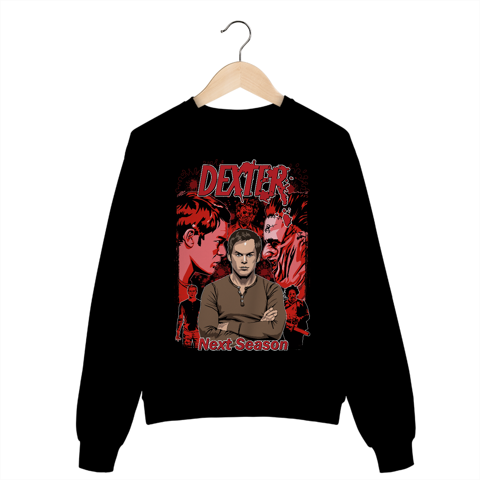 Nome do produto: Moletom Dexter x LeatherFace