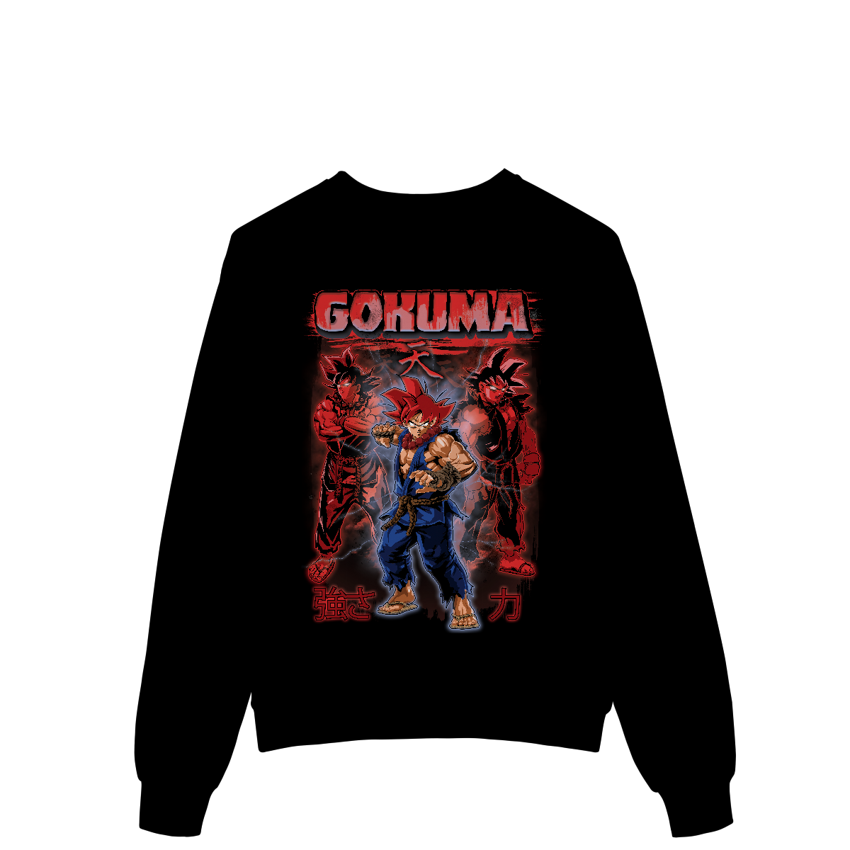 Nome do produto: Moletom Gokuma (Goku + Akuma)