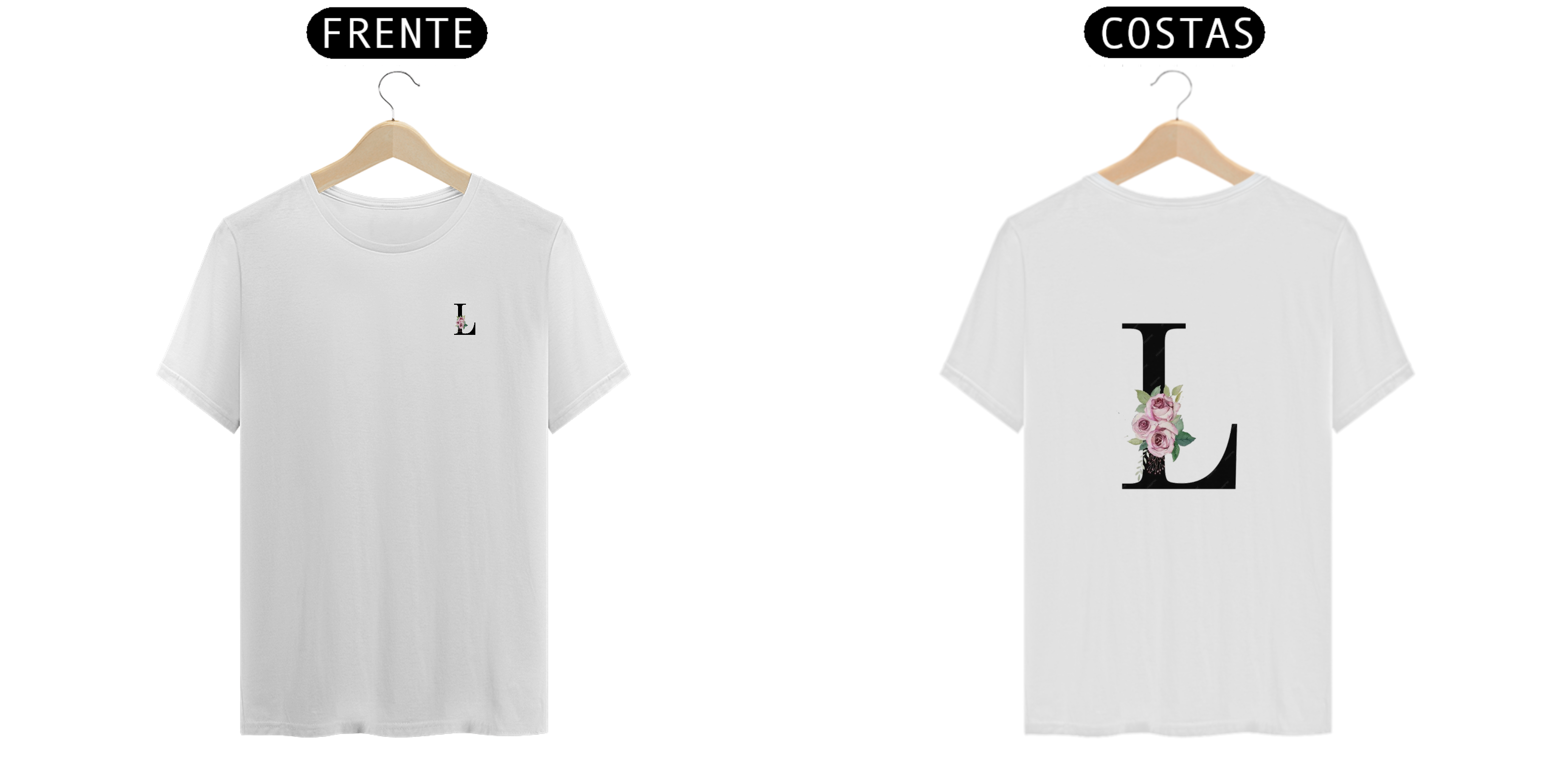 Nome do produto: Camisa T-Shirt Classic LETRA L/FLORAL