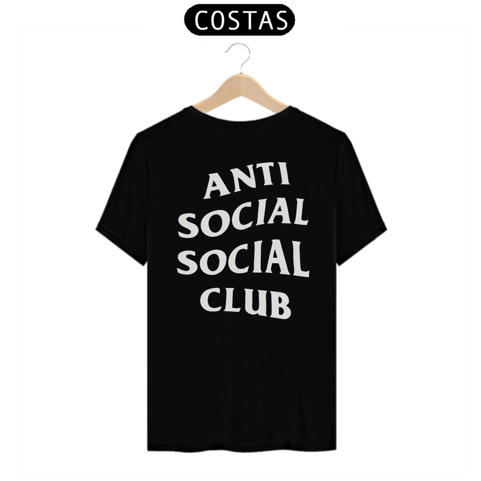 Nome do produto: Camisa T-Shirt ANTI SOCIAL SOCIAL CKUB