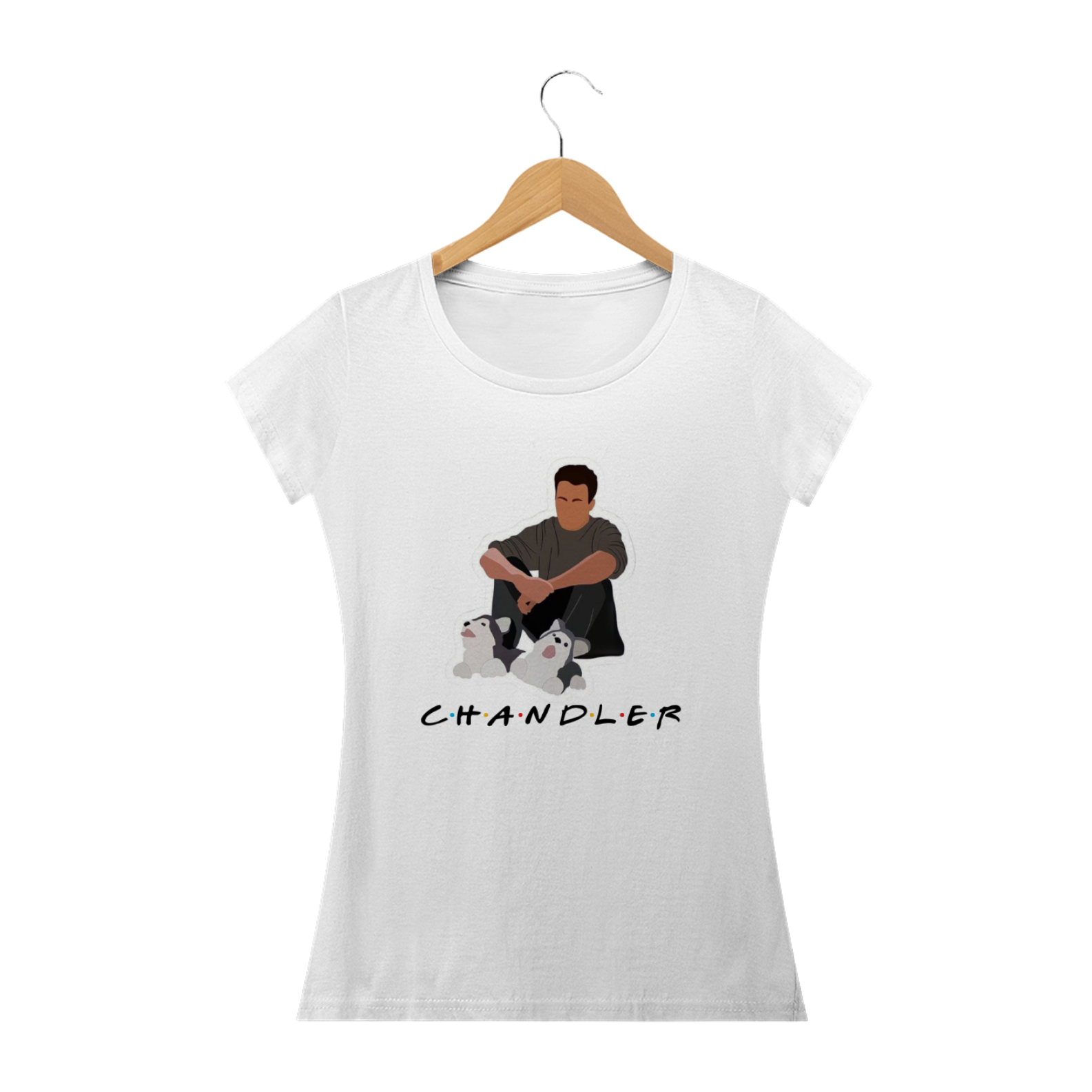 Nome do produto: Camiseta Feminina - Friends Chandler