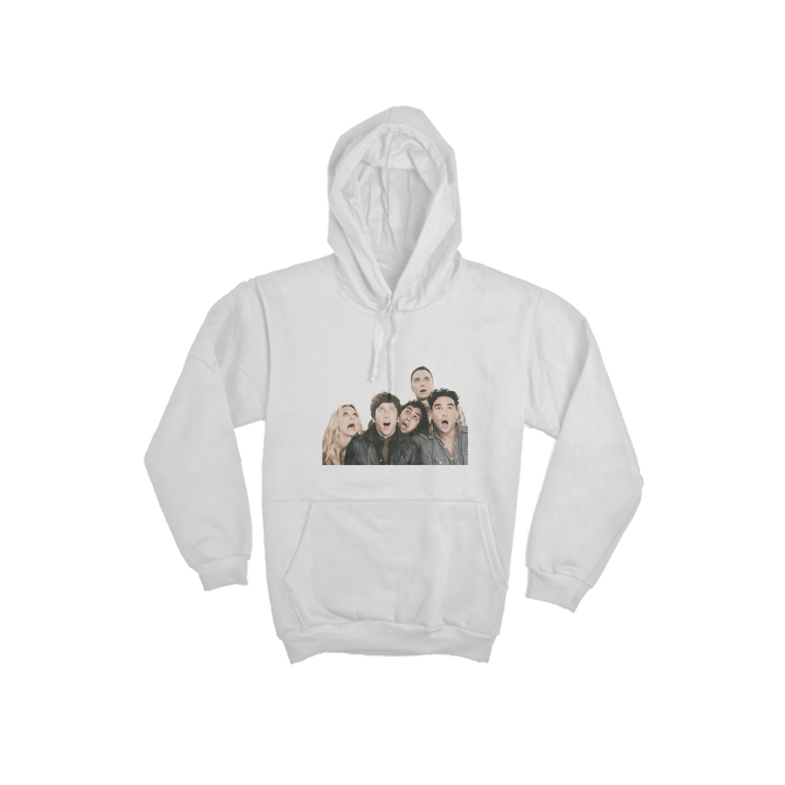 Nome do produto: Moletom Canguru - The Big Bang Theory Foto Elenco