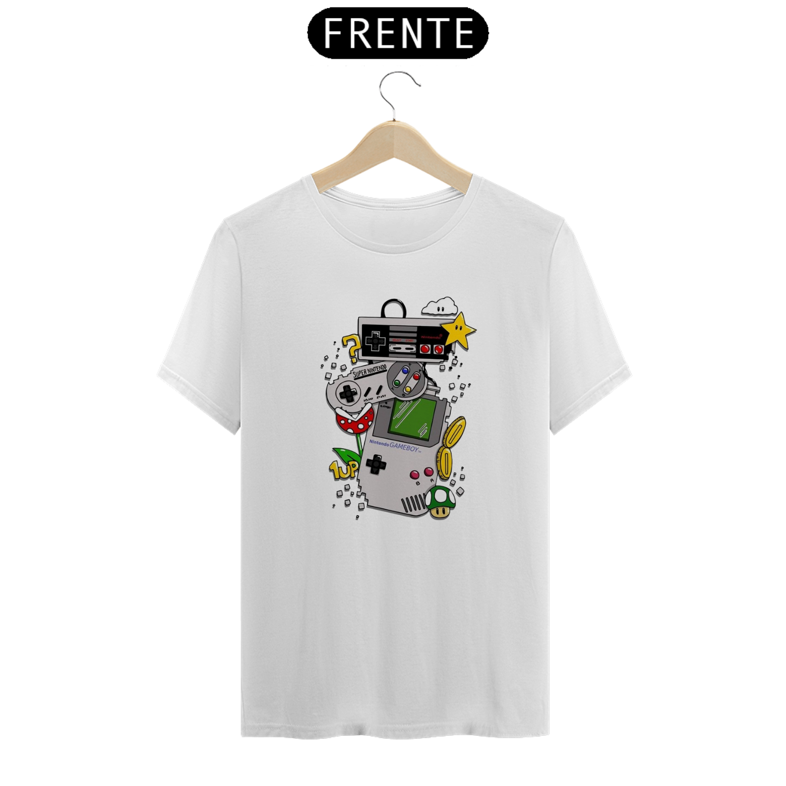 Nome do produto: Camiseta Classica Gamer - Controles