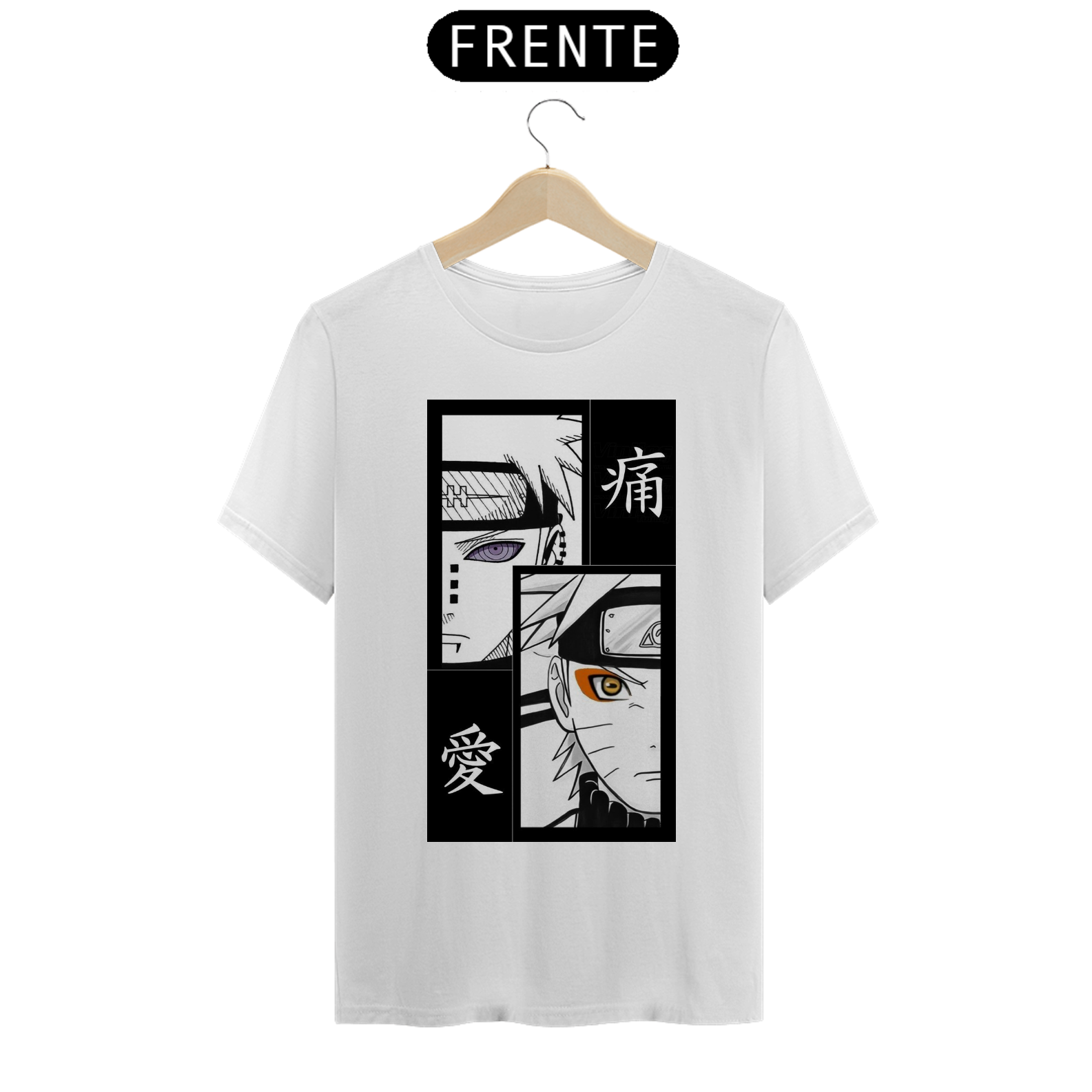Nome do produto: Camiseta Classica Naruto - Naruto vs Pain