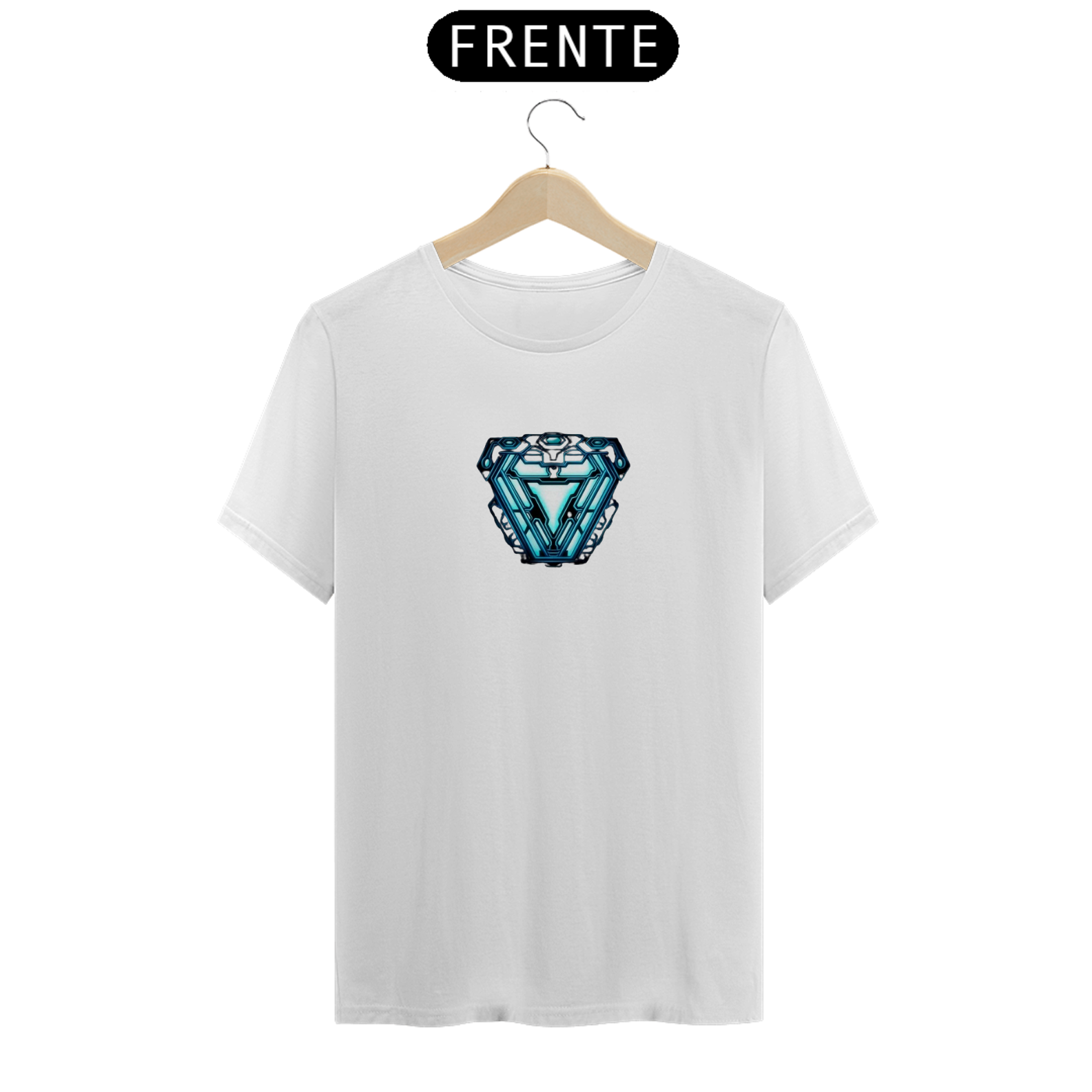 Nome do produto: Camiseta Classica Marvel - Coração Homem de Ferro
