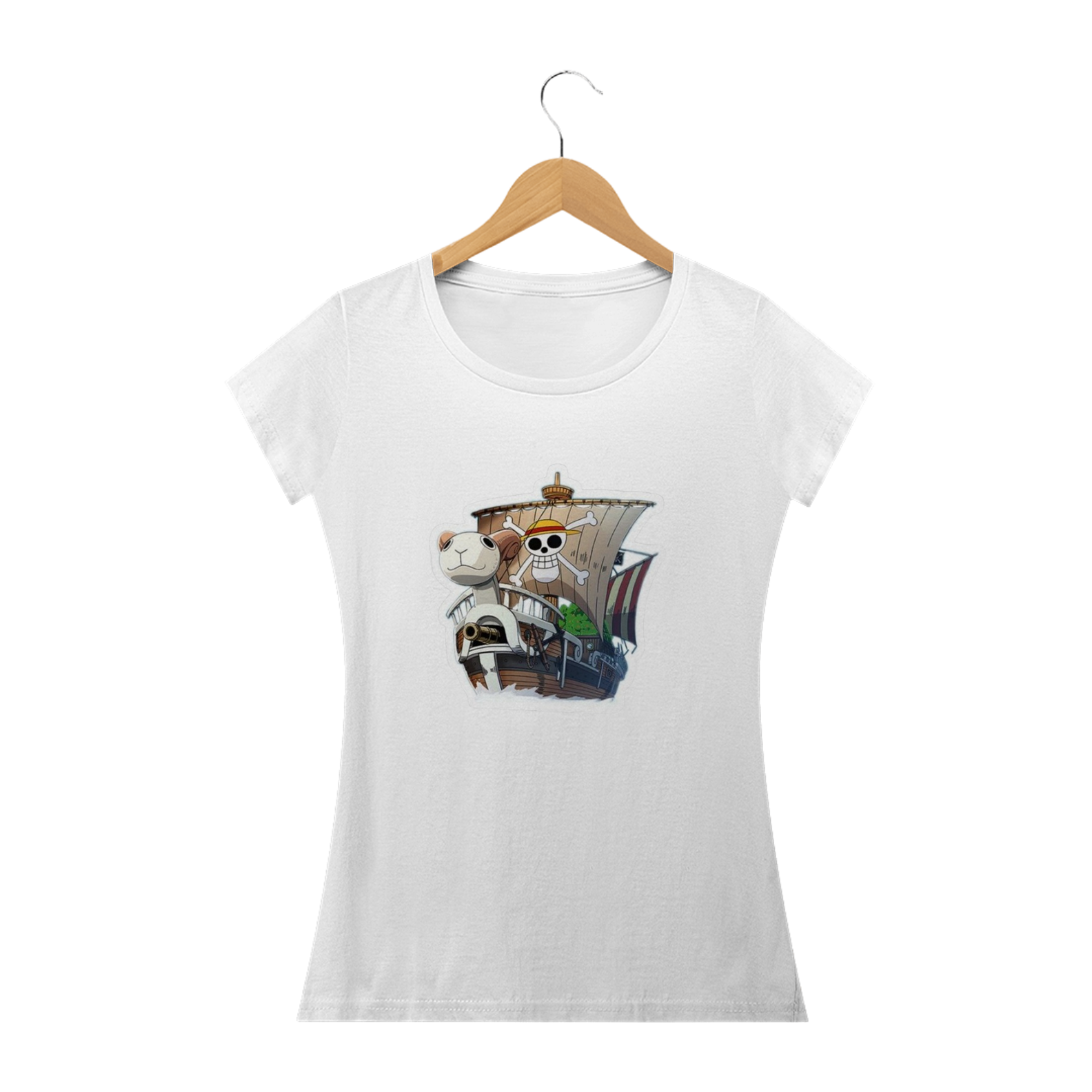 Nome do produto: Camiseta Feminina One Piece - Going Merry