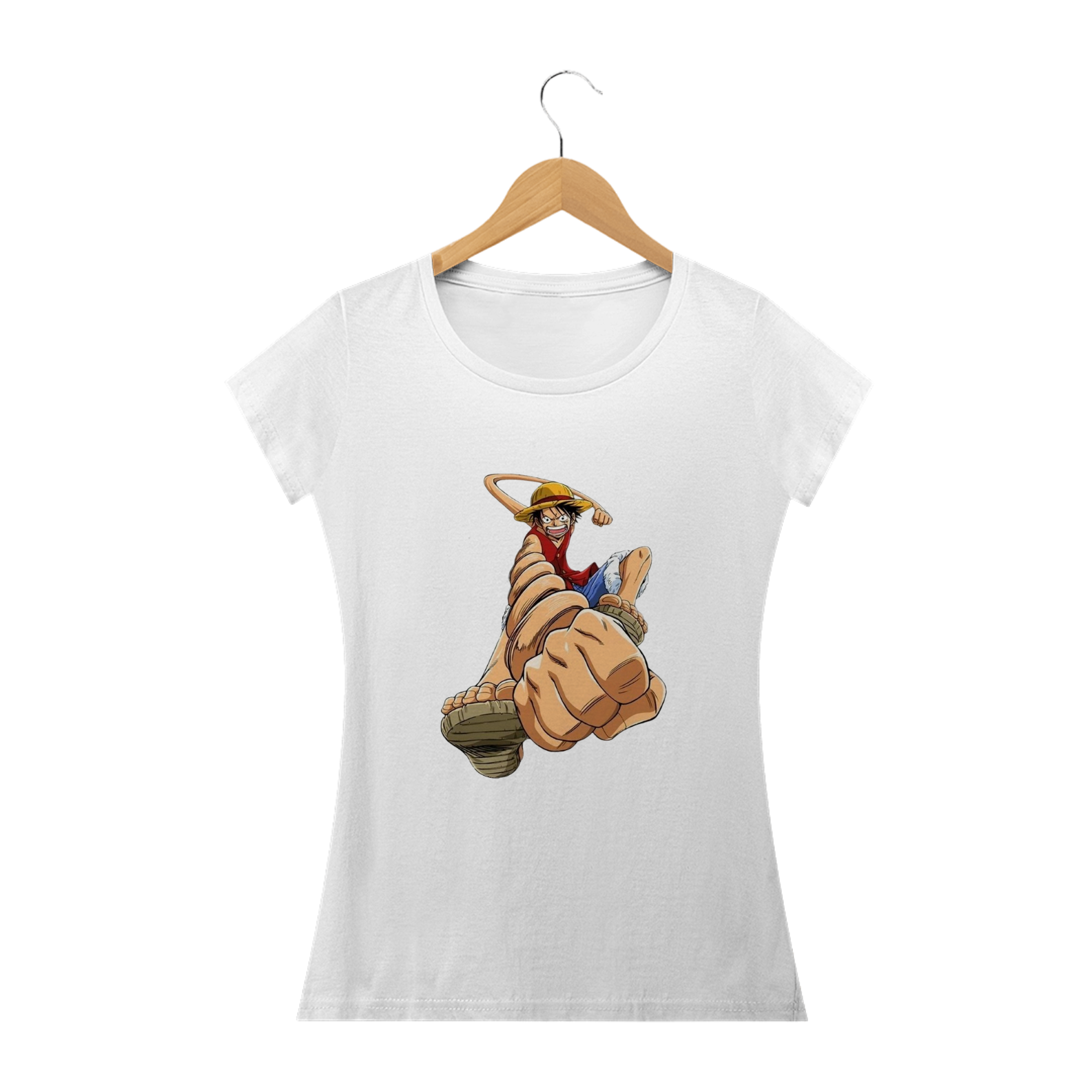 Nome do produto: Camiseta Feminina One Piece - Luffy