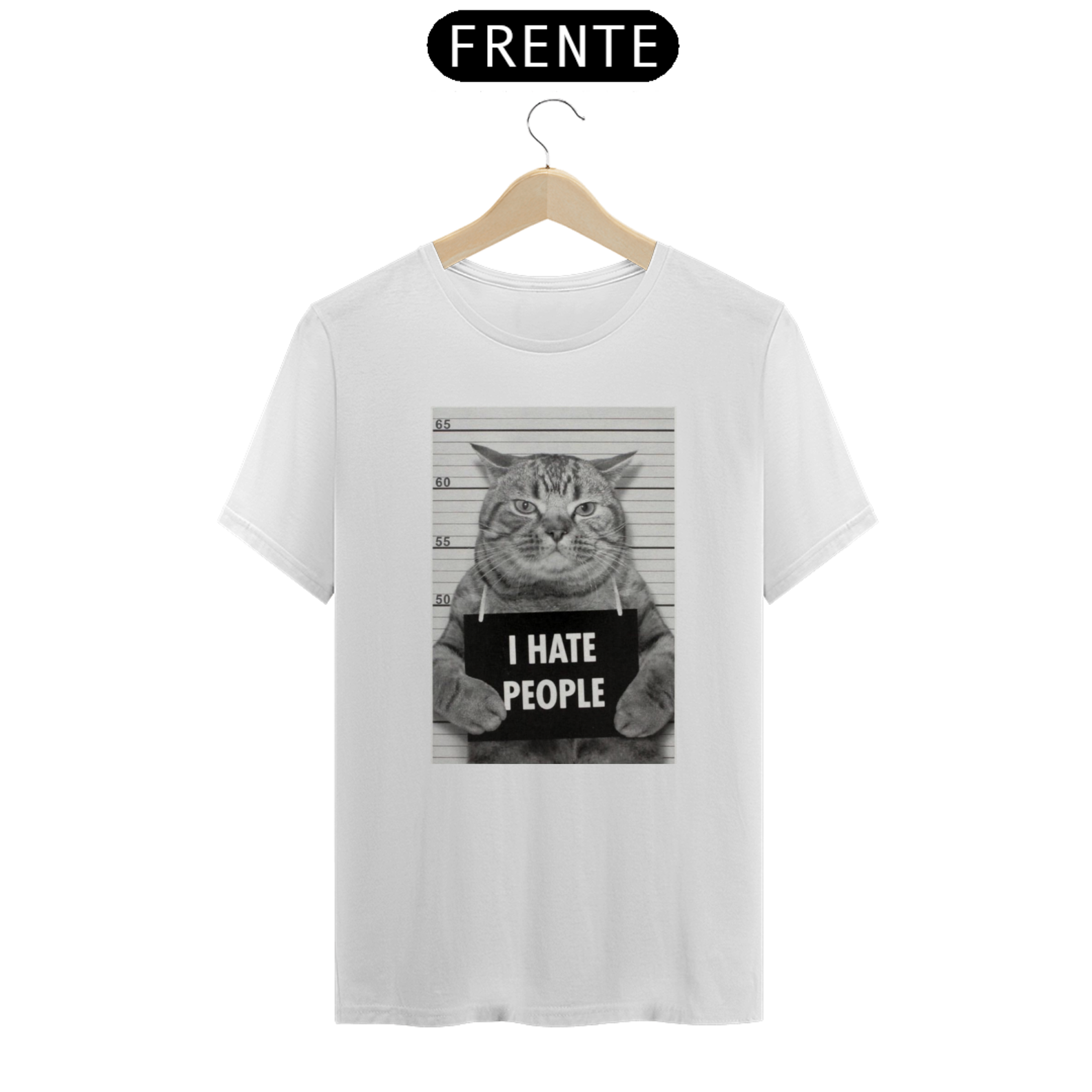 Nome do produto: Camiseta Classica Cats - I Hate People
